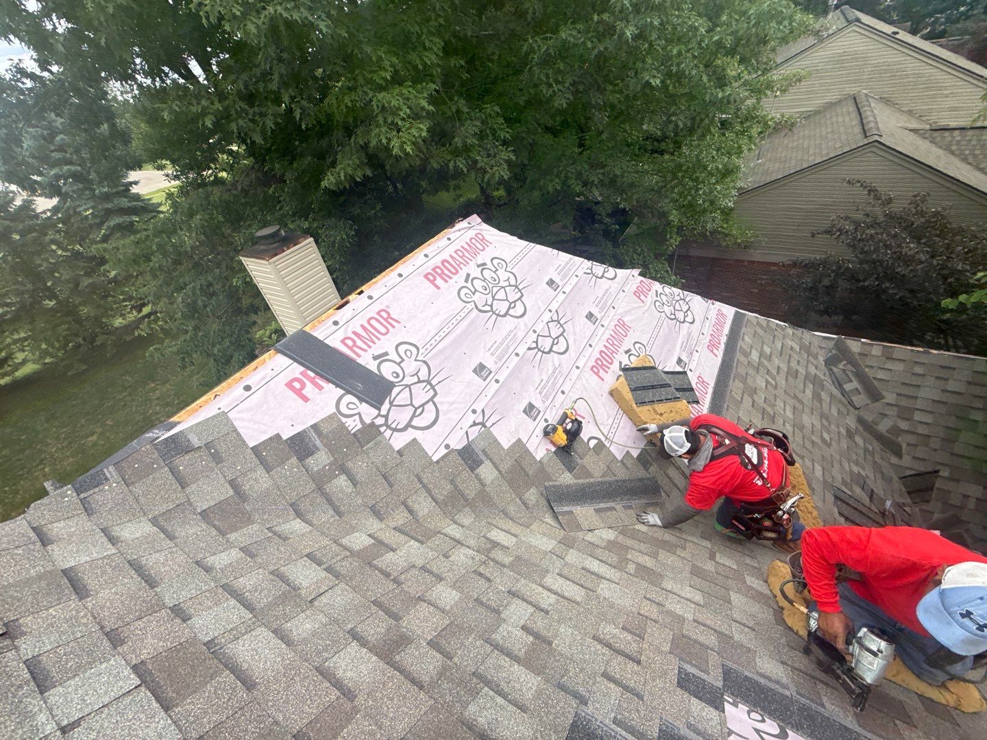Roof Replacement using Owens Corning Duration Flex by 180 Contractors