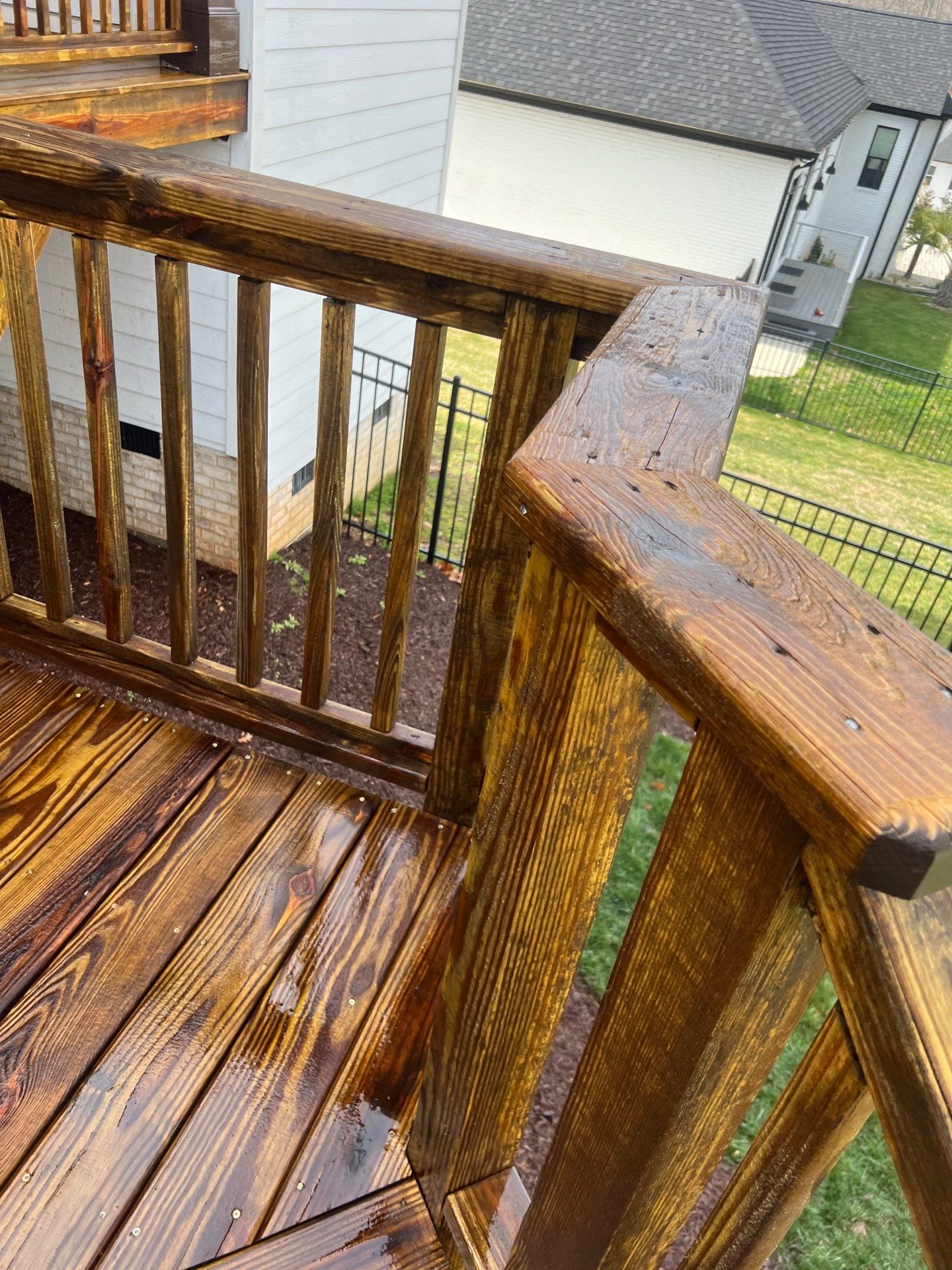 Coated Deck using Wood Sealant by DuraSeal