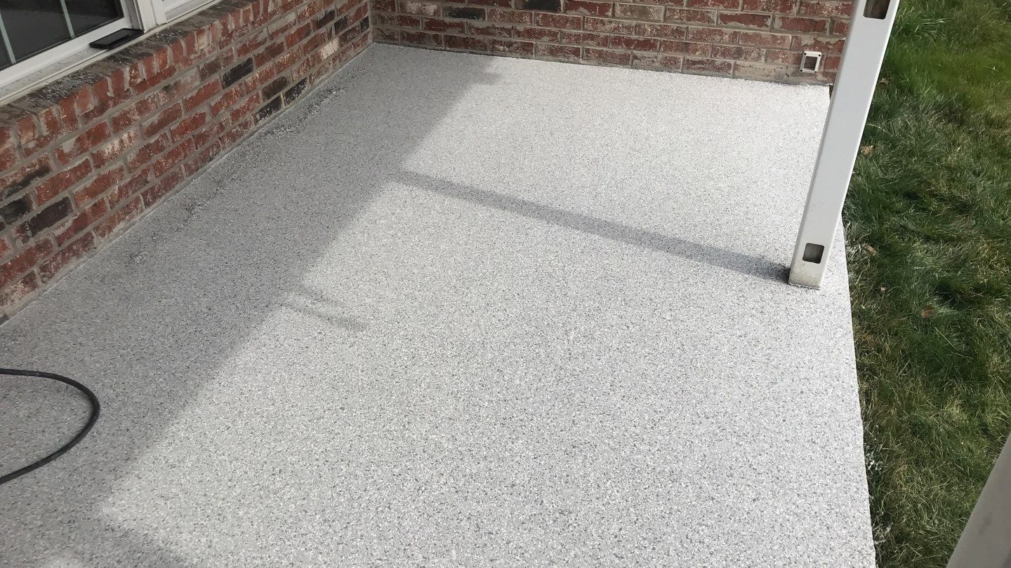 Patio using Shoreline by Select Painting, Coatings & Garage Cabinets