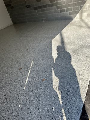 Garage Floor Coating using Coyote