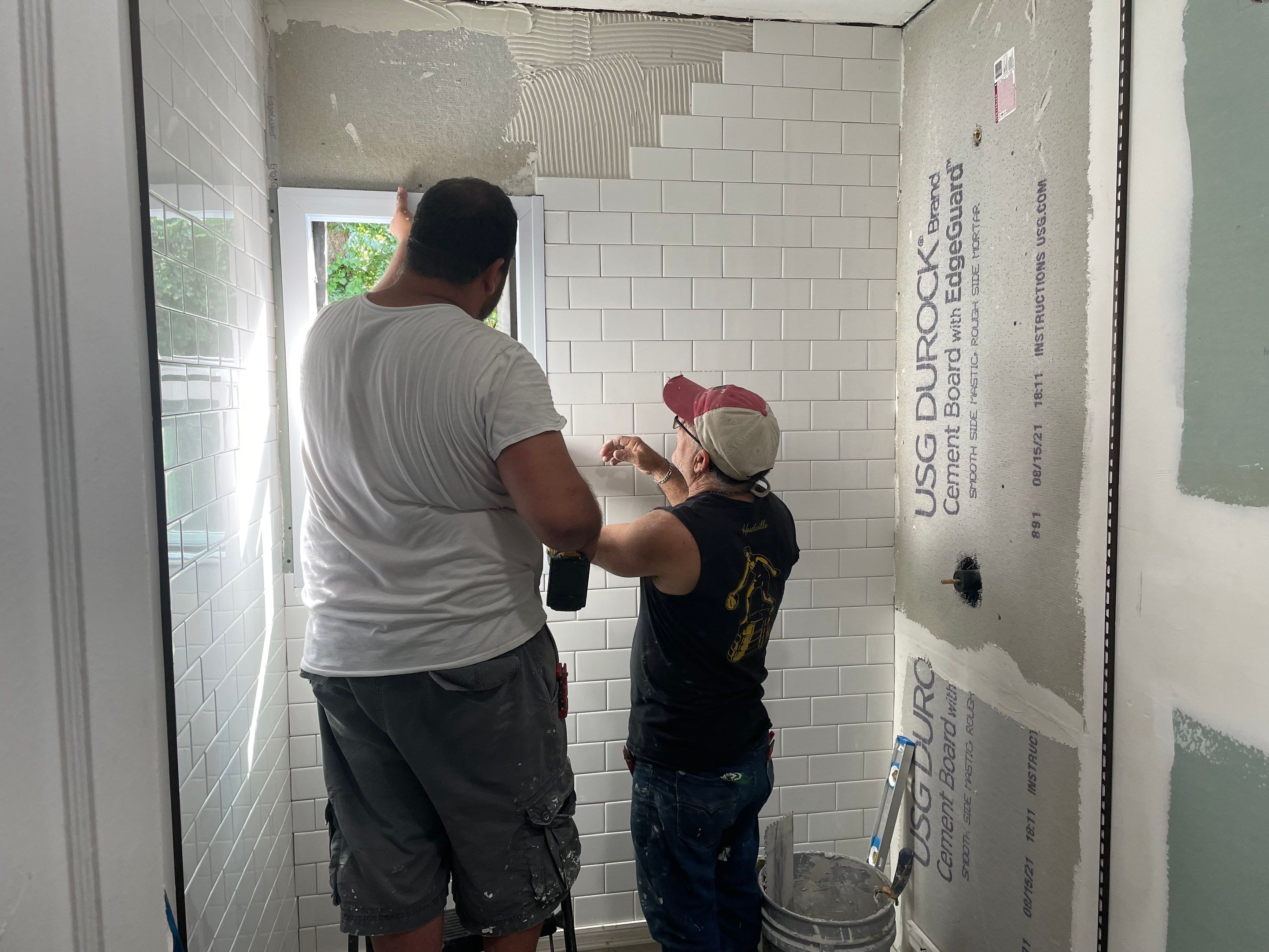 Basement Remodel using Tile by Home Concepts Construction