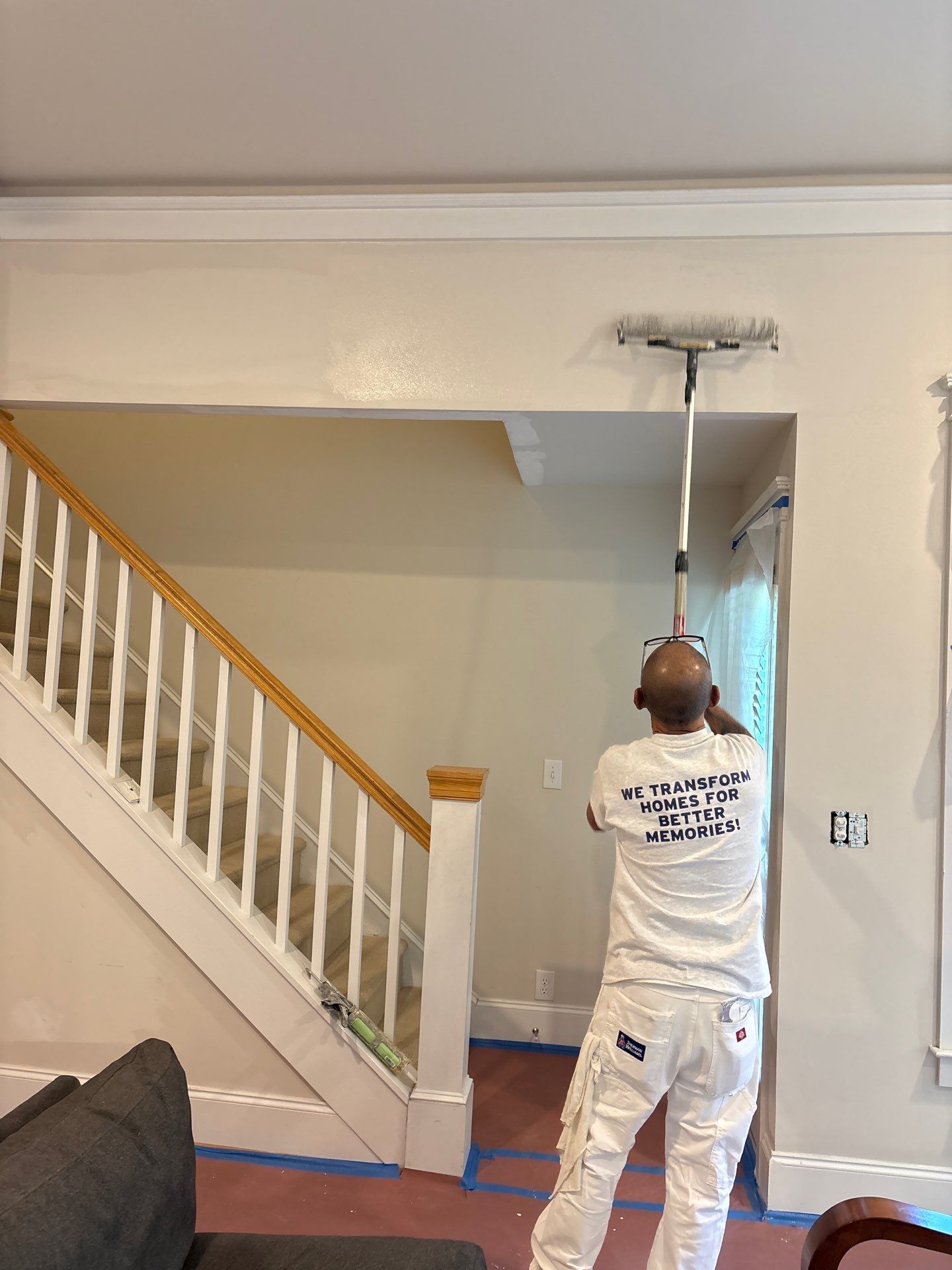 Interior Walls and ceiling painting by GonzalezPainters & Contractors Inc 