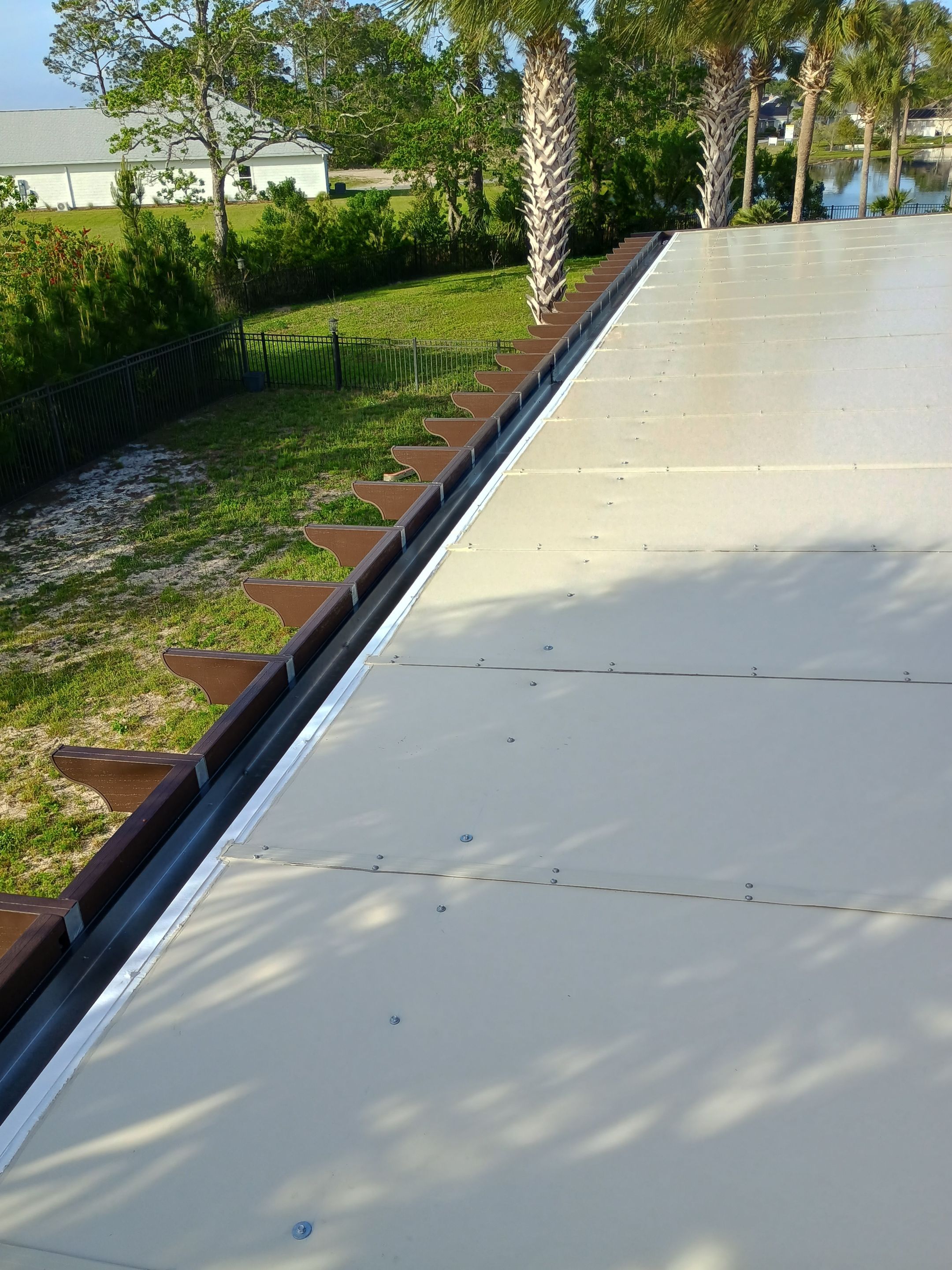 Patio Cover w/Pergola Trim using Colorbeam by Titan Sunrooms