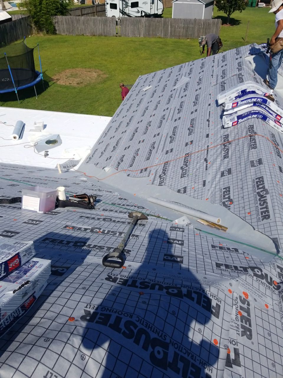 Residential Roofing Installation using Roof Replacement by American Roofing & Construction LLC