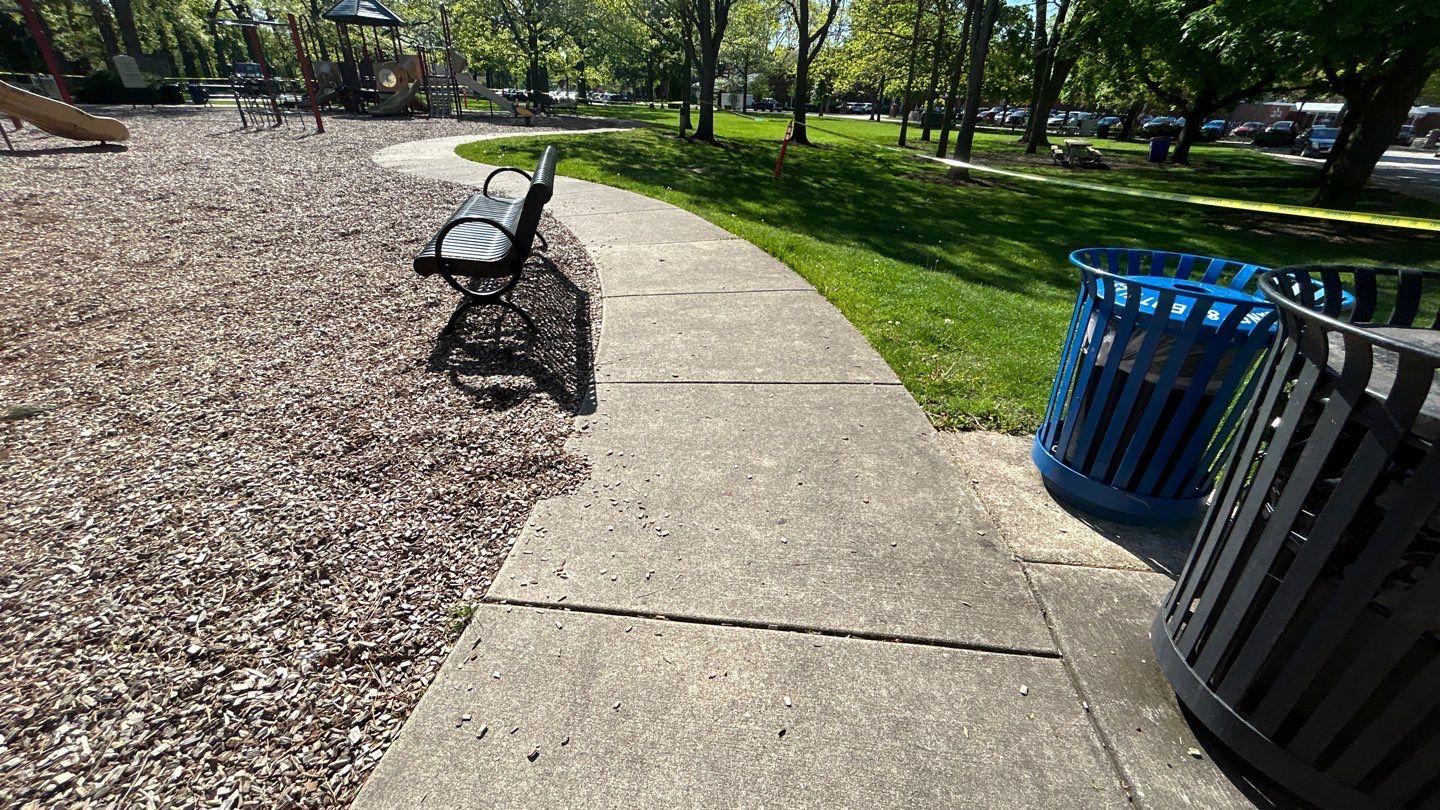 Playground cleaning by Northern Power Washing LLC.