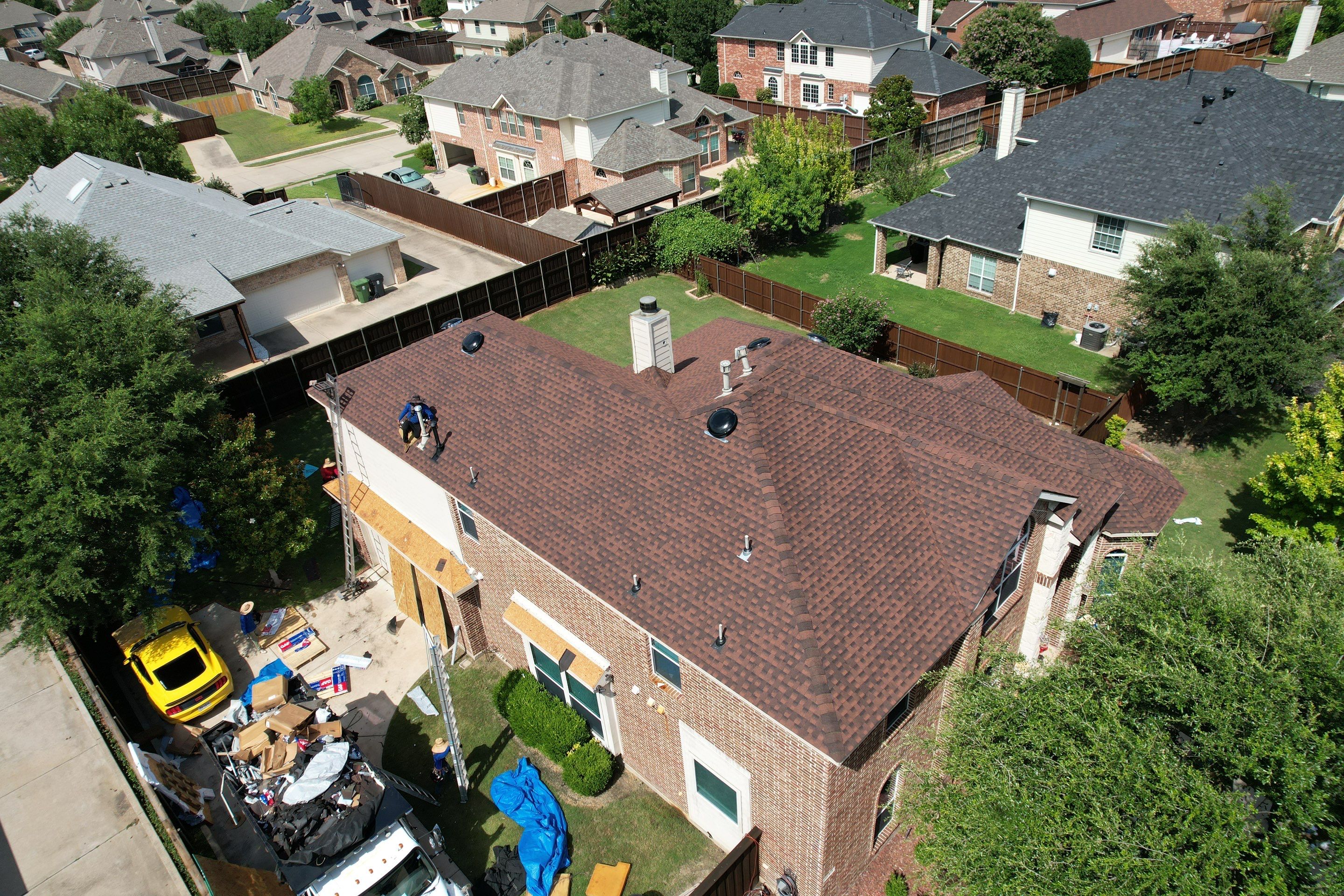 Project in Murphy  by Zeus Exteriors