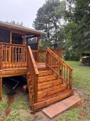 Wood Deck using Wood Sealant