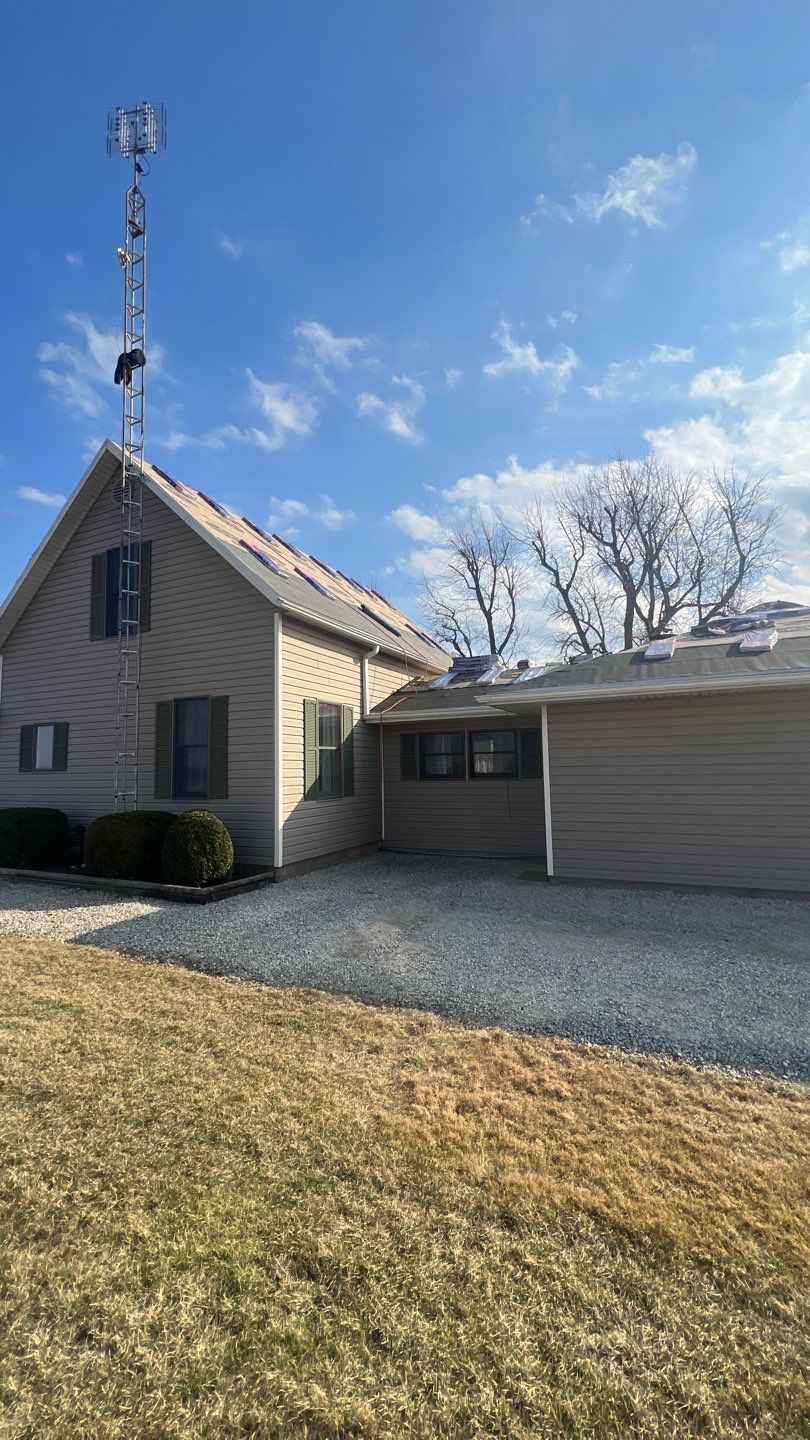 Residential Roofing Installation using GAF Timberline HDZ Charcoal by Nitro Roofing and Construction