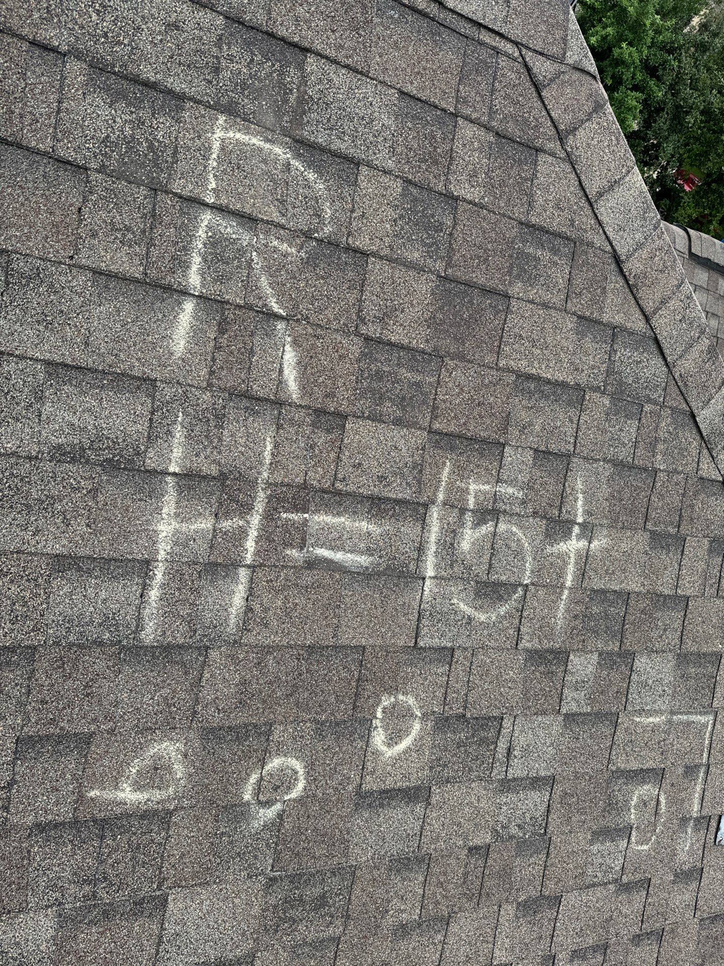 Hail Damage using Owen's Corning Duration (Lifetime) Shingles by Roof Repair Company