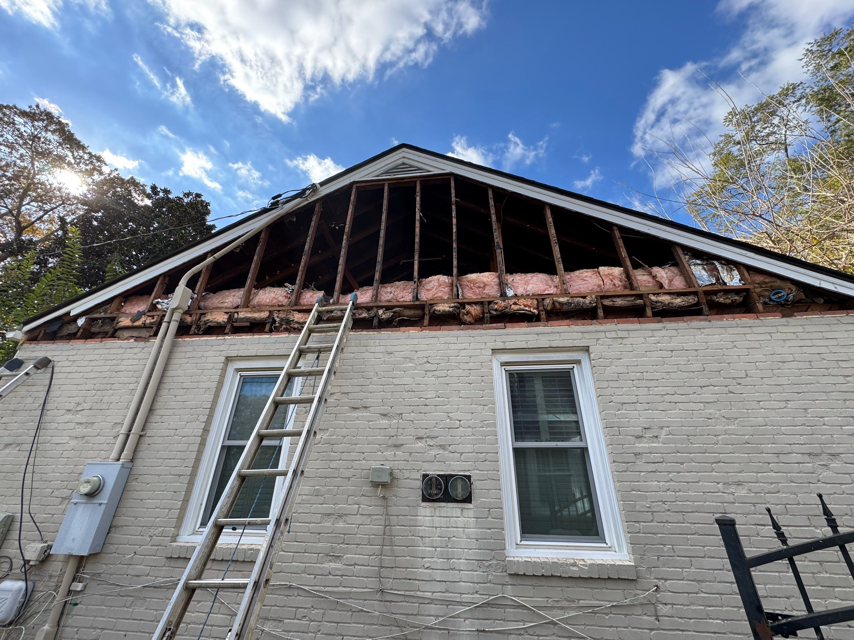 Exterior Painting and Gable Siding Replacement in Decatur by Swift Home Renovations