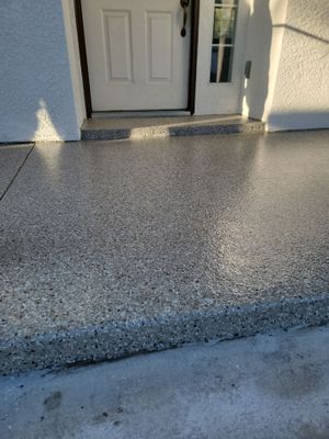 Front porch Makeover using Penntek