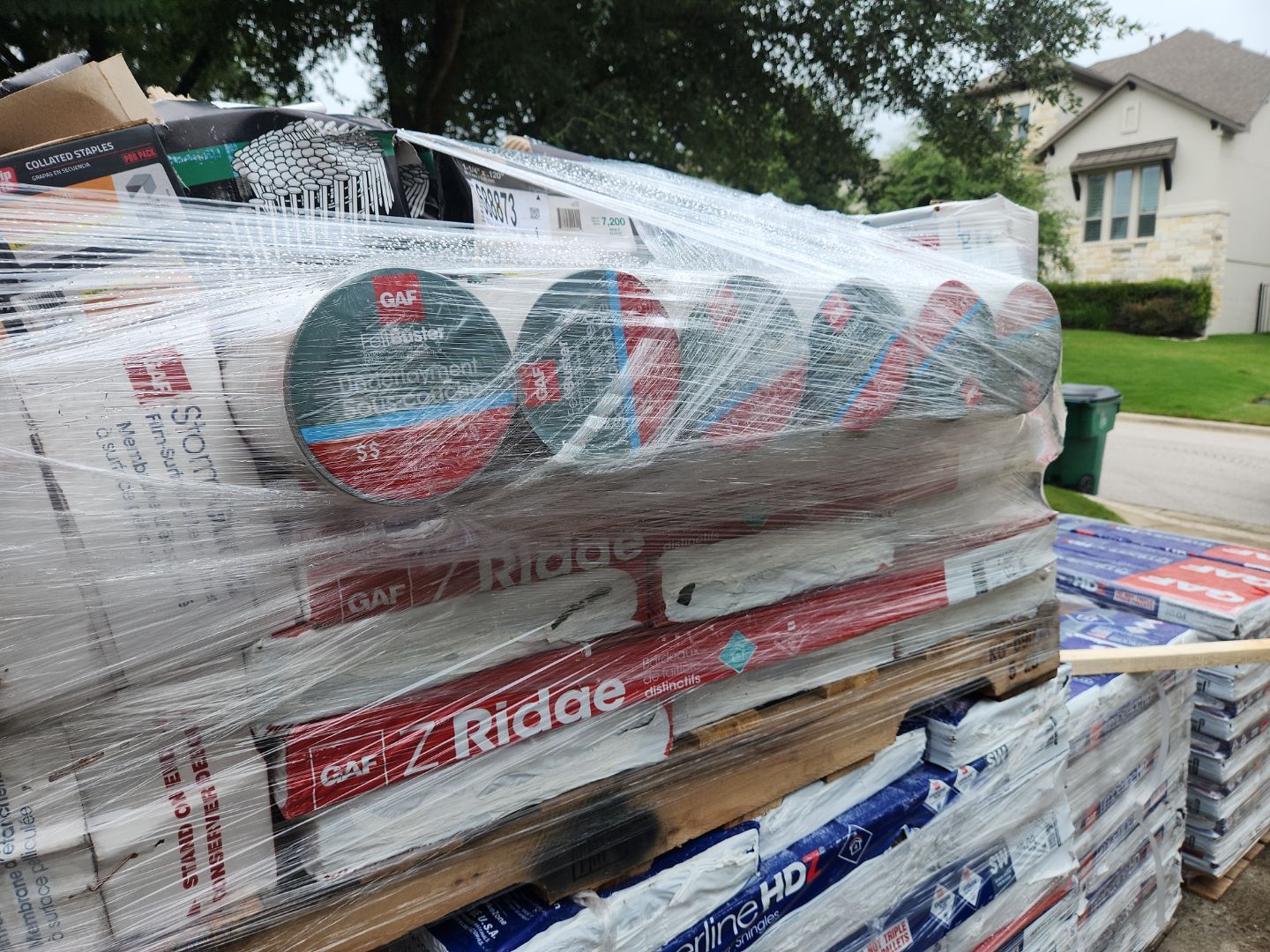 Austin Residential Roof Installation with GAF Shingles and Radiant Barrier by RoofsOnly.com