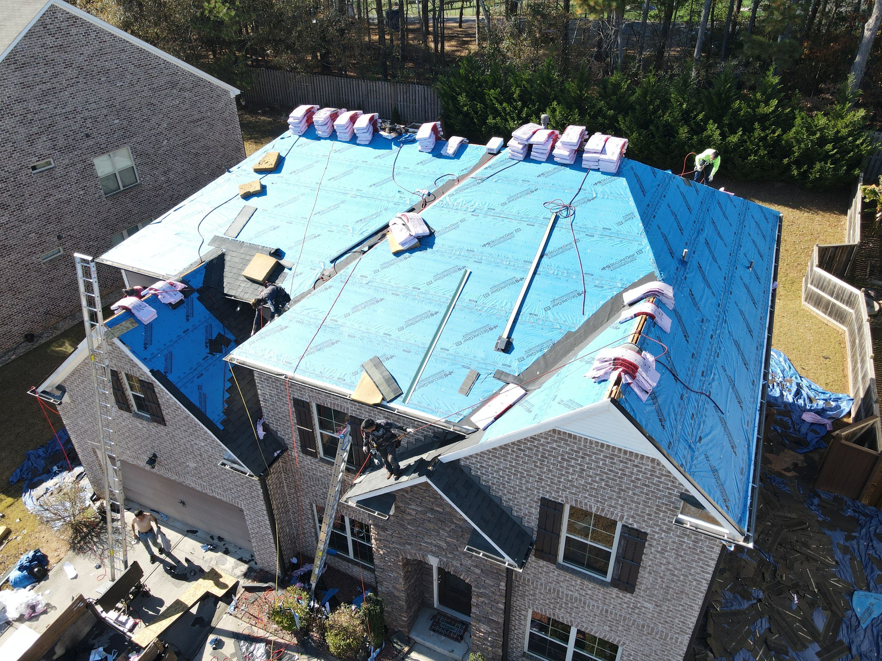 Residential Roofing Installation using Owens Corning by Inspector Roofing and Restoration