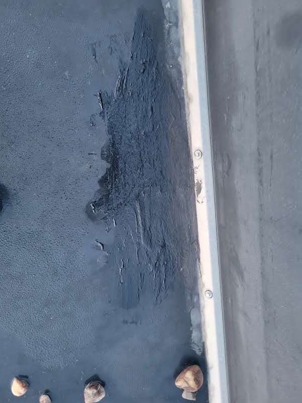 Commercial Roofing Repair using Custom Patch & Hand Weld by Carolina Trophy Roofs