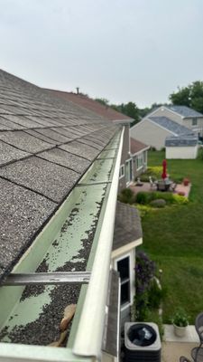 Turtle Shell gutter protection installation in Aurora, IL 60506, photograph 7