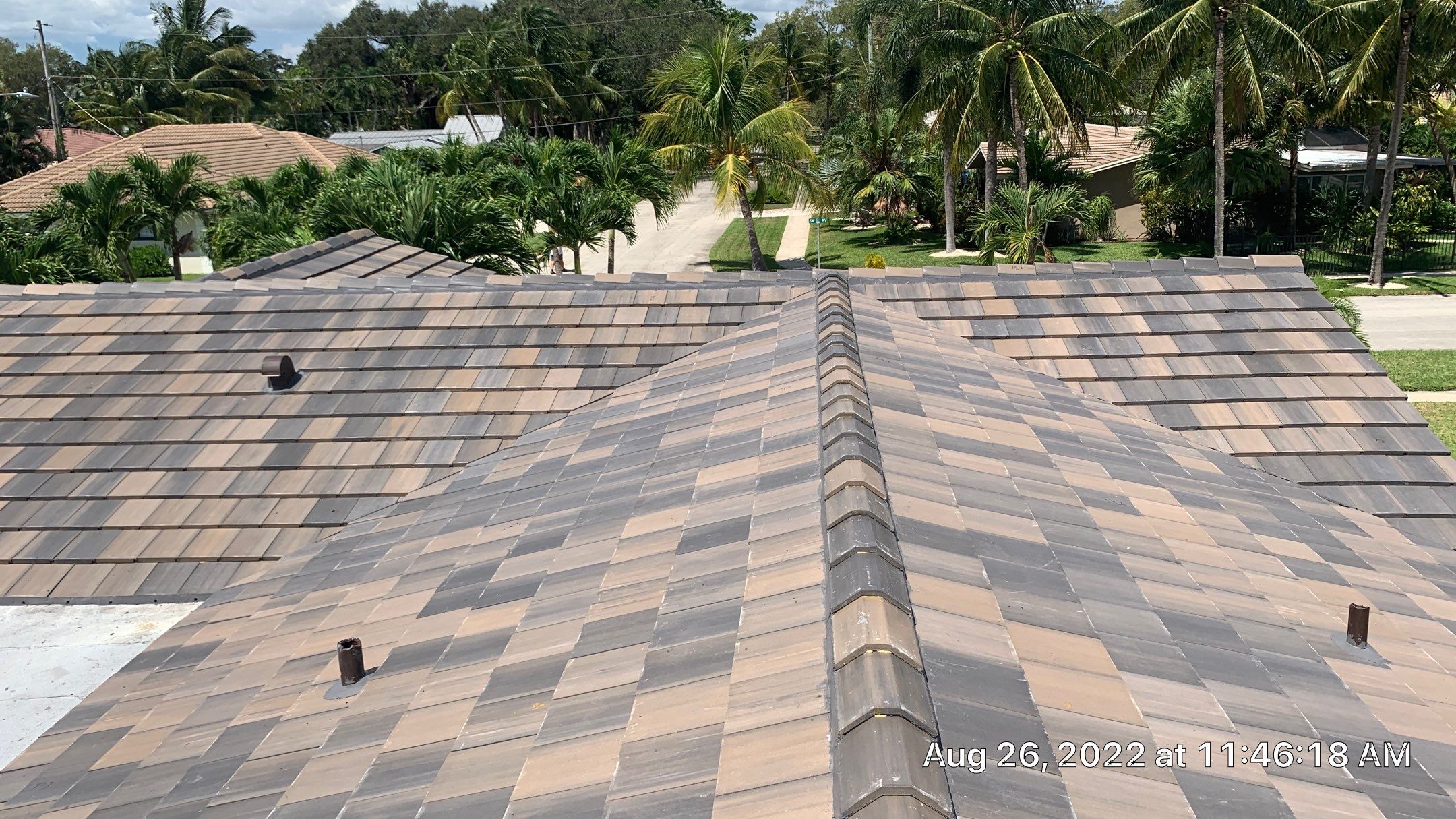 Residential Roofing Installation using Eagle Roofing Tile by BLUES BROTHERS ROOFING