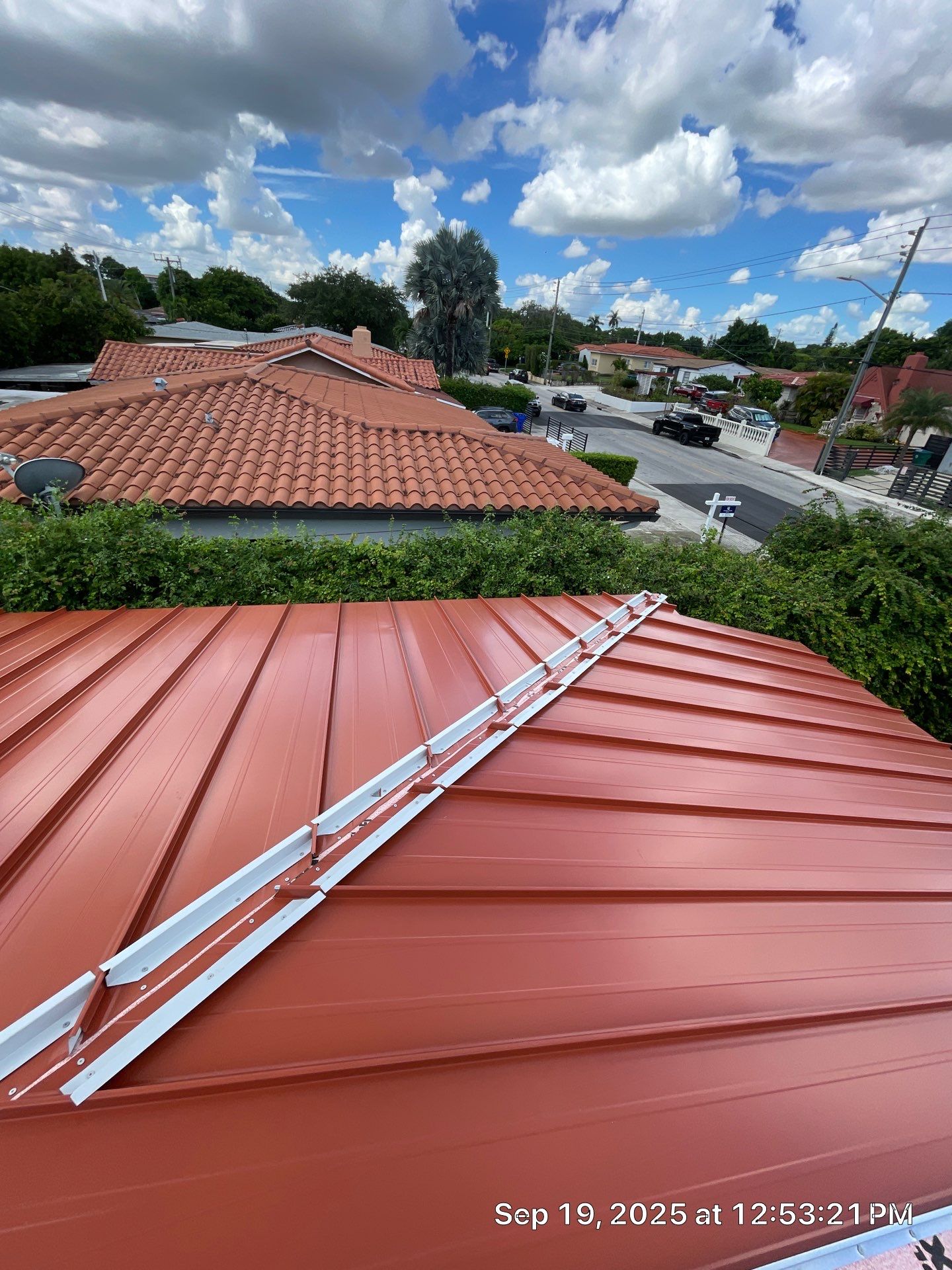 Metal Roof - Galvalume - Terracotta by Istueta Roofing