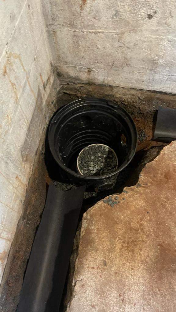 Interior French Drain Job in Lyndhurst, NJ by Pure Service Pro, LLC 
