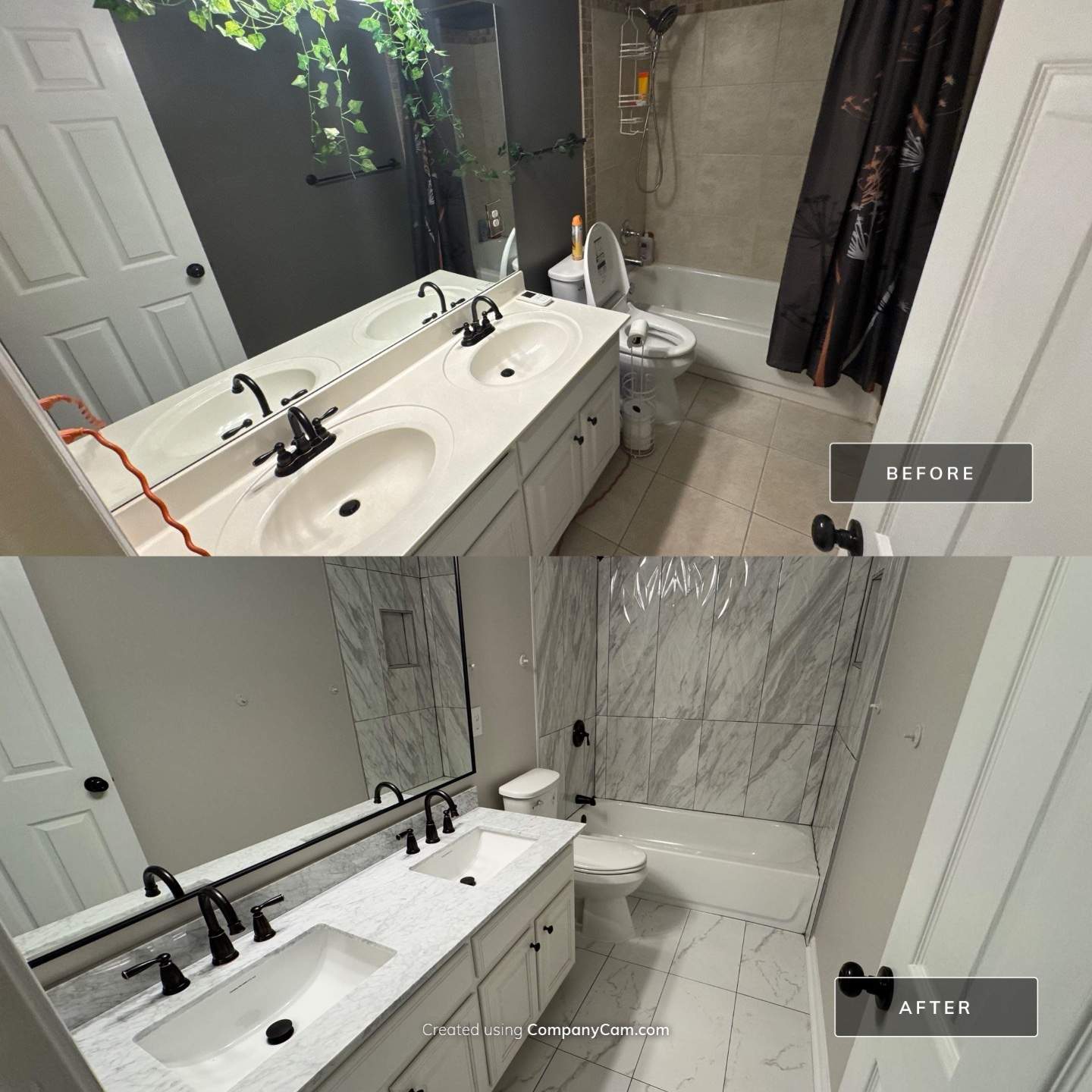 Hall bathroom renovation by Prudencio