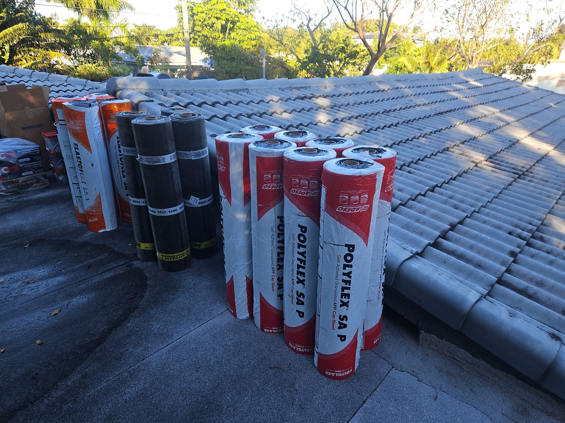 Residential Roofing Installation using 1" Nail strip metal roof by BLUES BROTHERS ROOFING