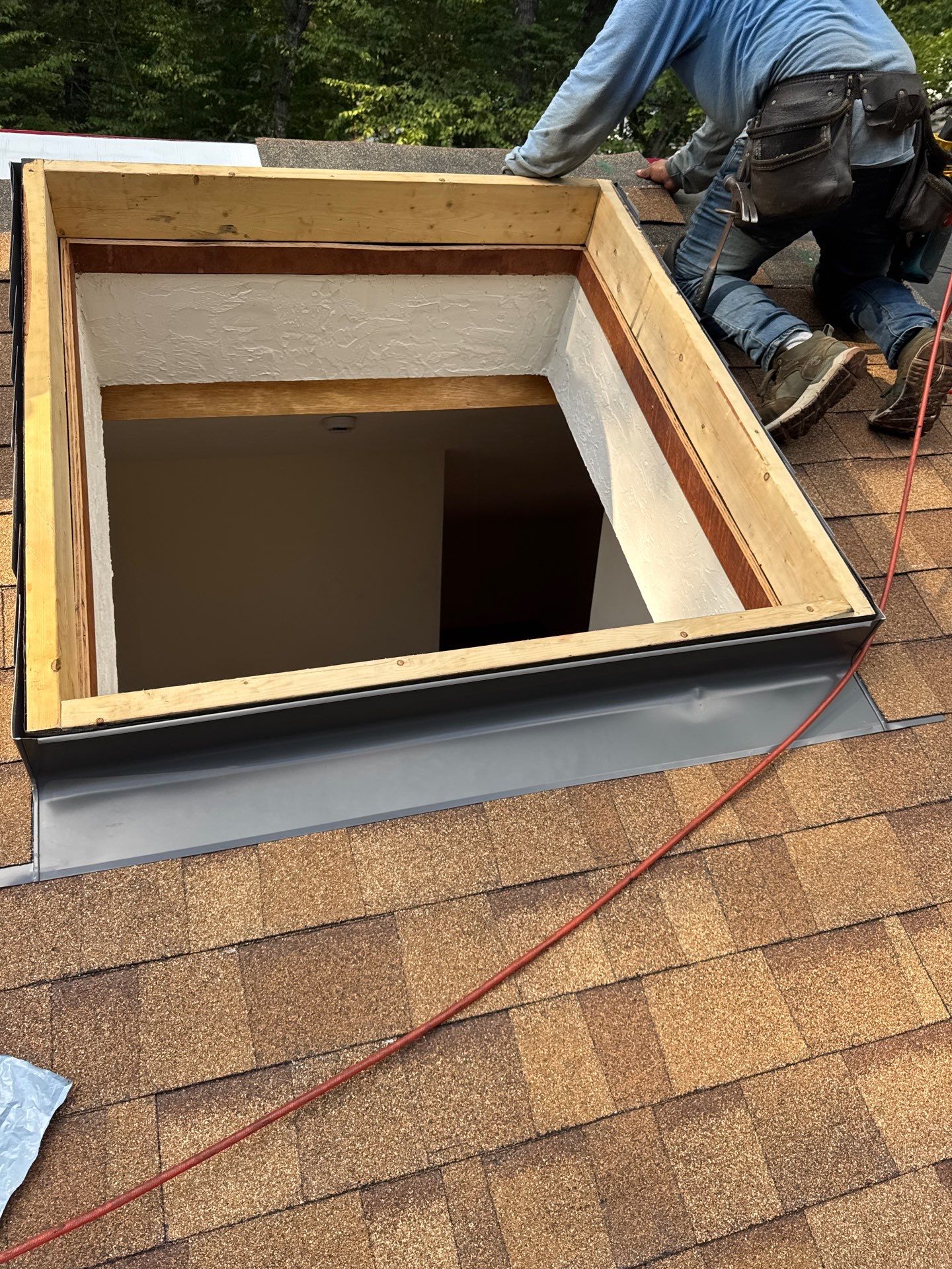 Roof Replacement & Skylight Installation in Bedford, MA by Mighty Dog Roofing of Greater Middlesex County
