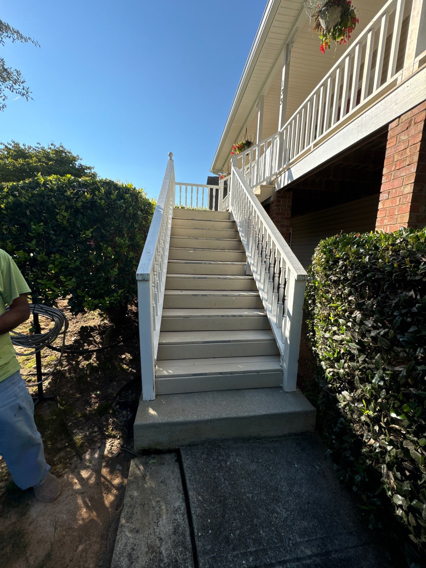 Elevated Deck Construction and Front Porch Renovation in Powder Springs by Swift Home Renovations
