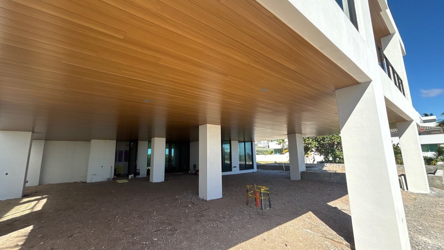 Oceanfront New Home Painting by John “The Greek” Painting