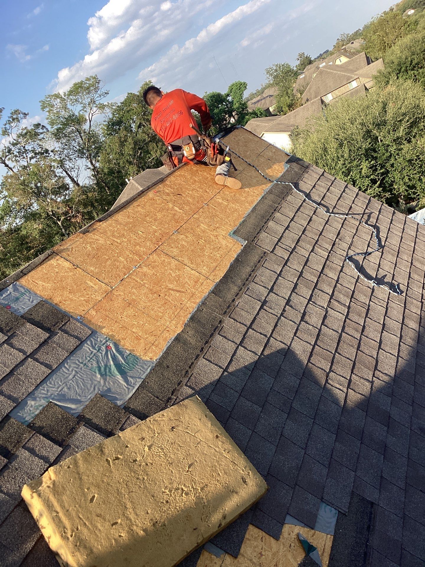 Residential Roofing Repair using Owen's Corning Duration (Lifetime) Shingles by Roof Repair Company
