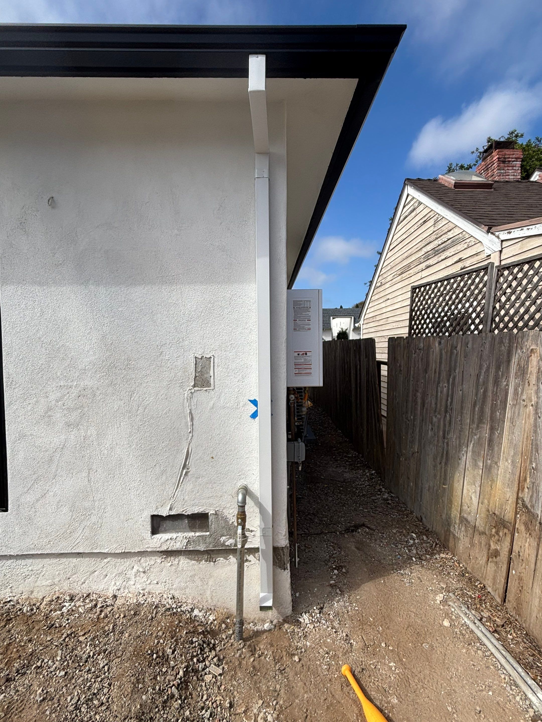 Rain Gutters Project in San Diego by Insulation Labs