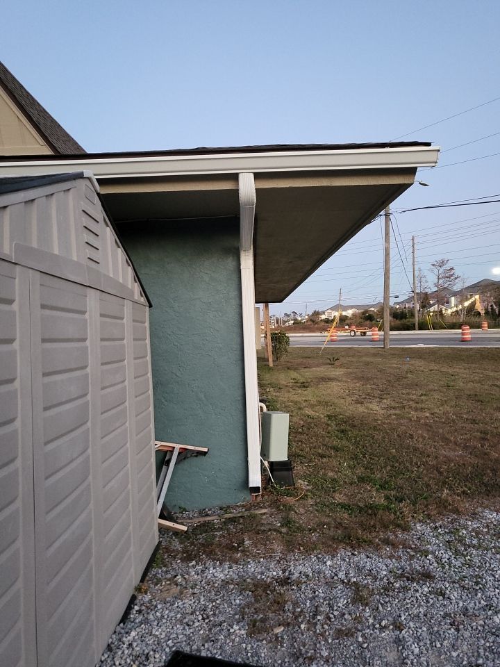 Gutter Installation using Wicker K-Style Seamless Gutters by Gutter Professors