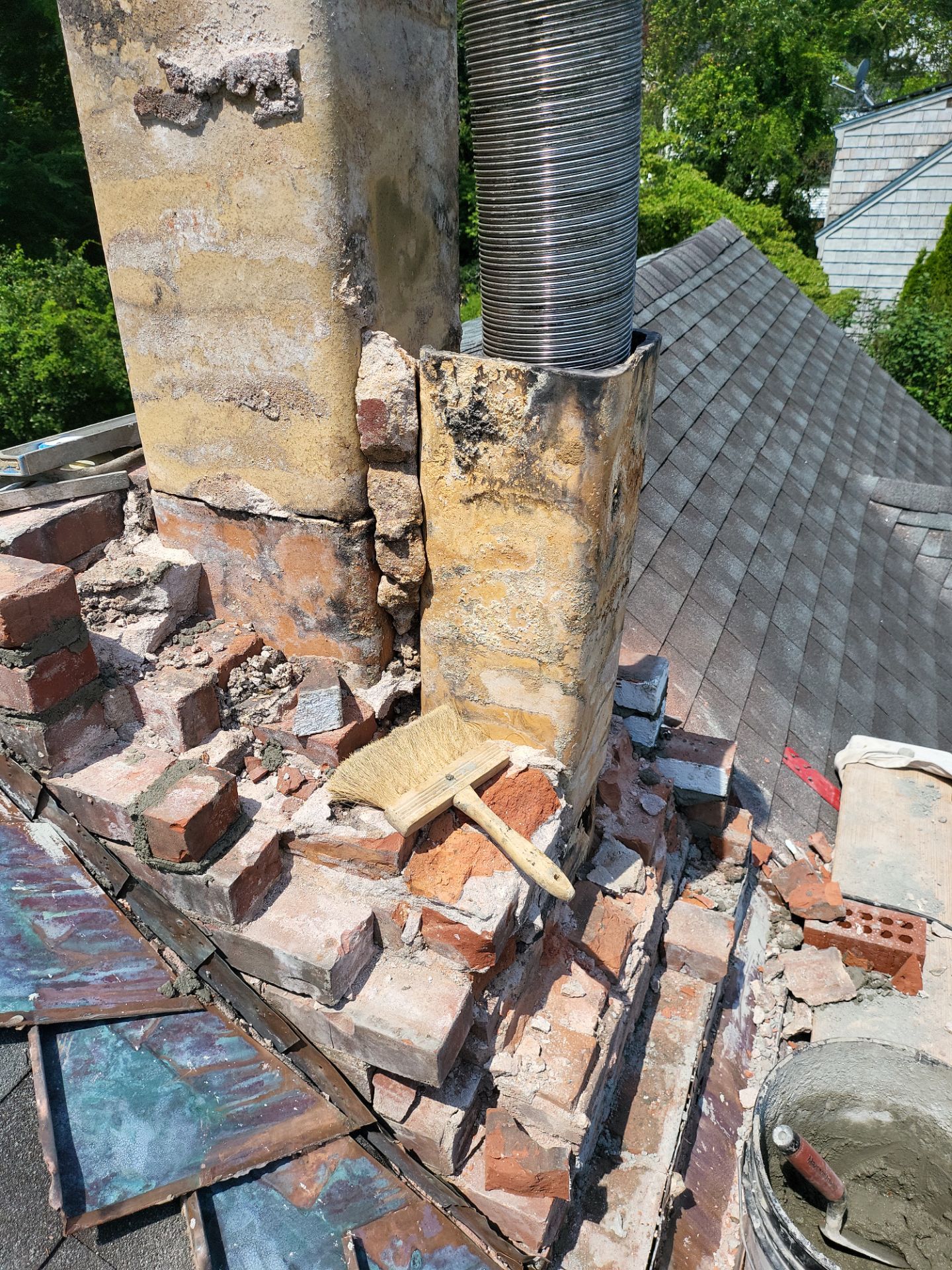 Complete Exterior Estate gray with Pacific Blue Siding by A Plus Exterior