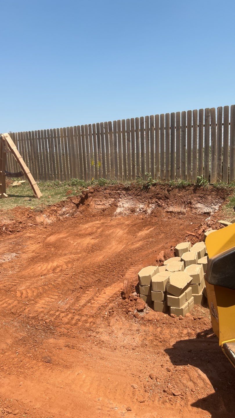 Retaining wall / Playground by Clays Services Inc