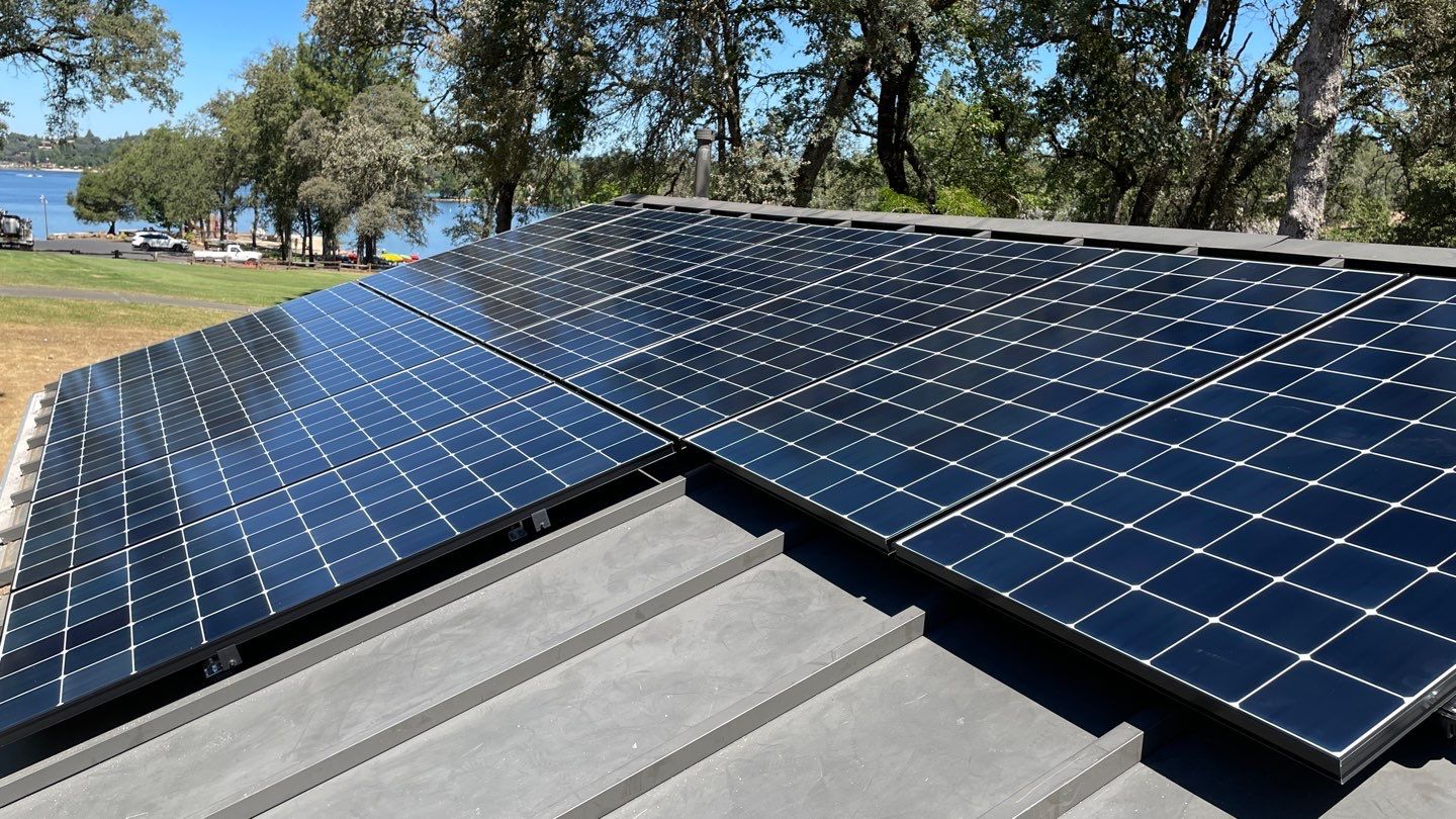 Solar Panel Installation using Solar Panels by Byers Enterprises 