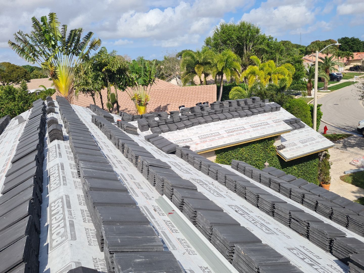 Residential Roofing Installation using Eagle Roofing Tile by BLUES BROTHERS ROOFING
