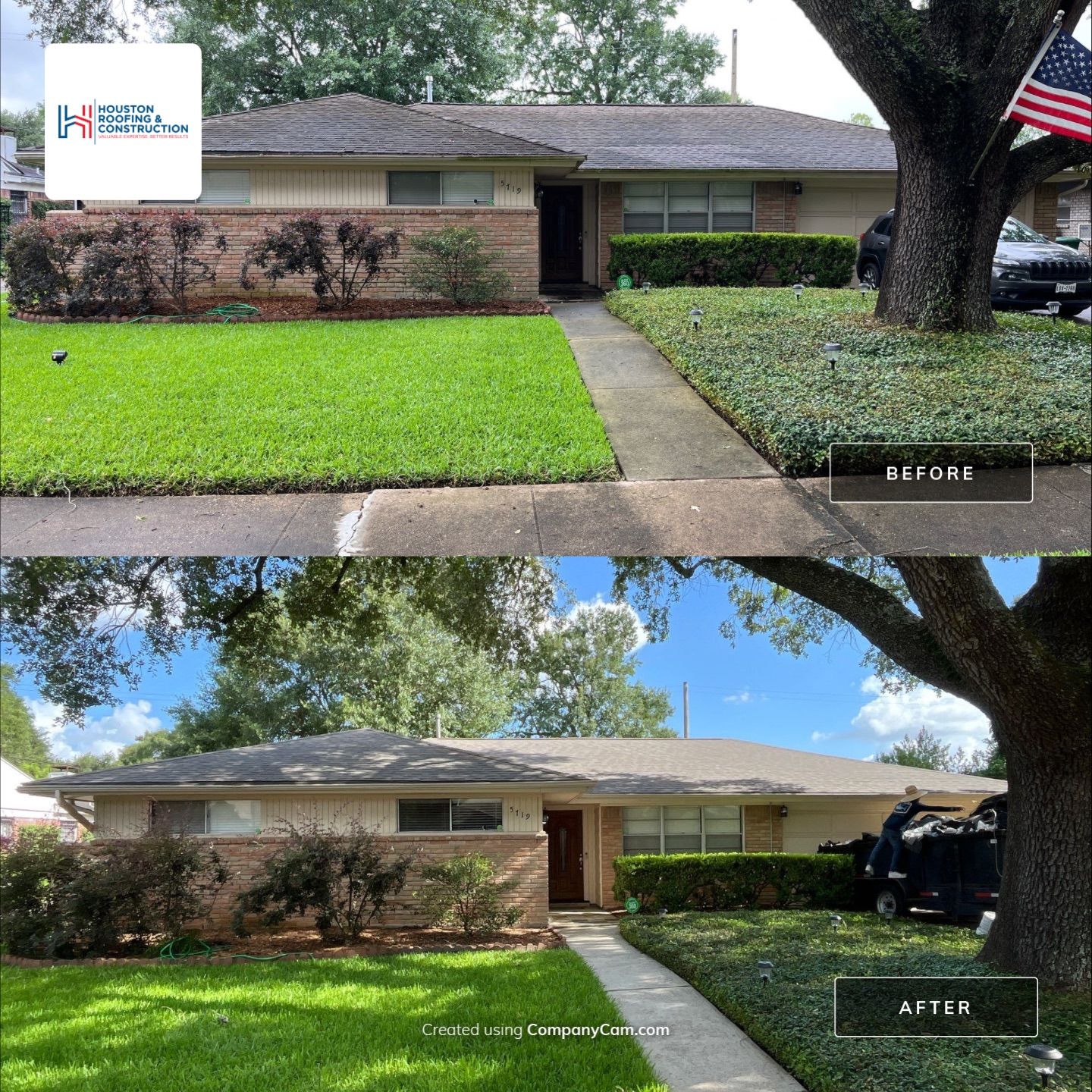 Roof Replacement by Houston Roofing & Construction