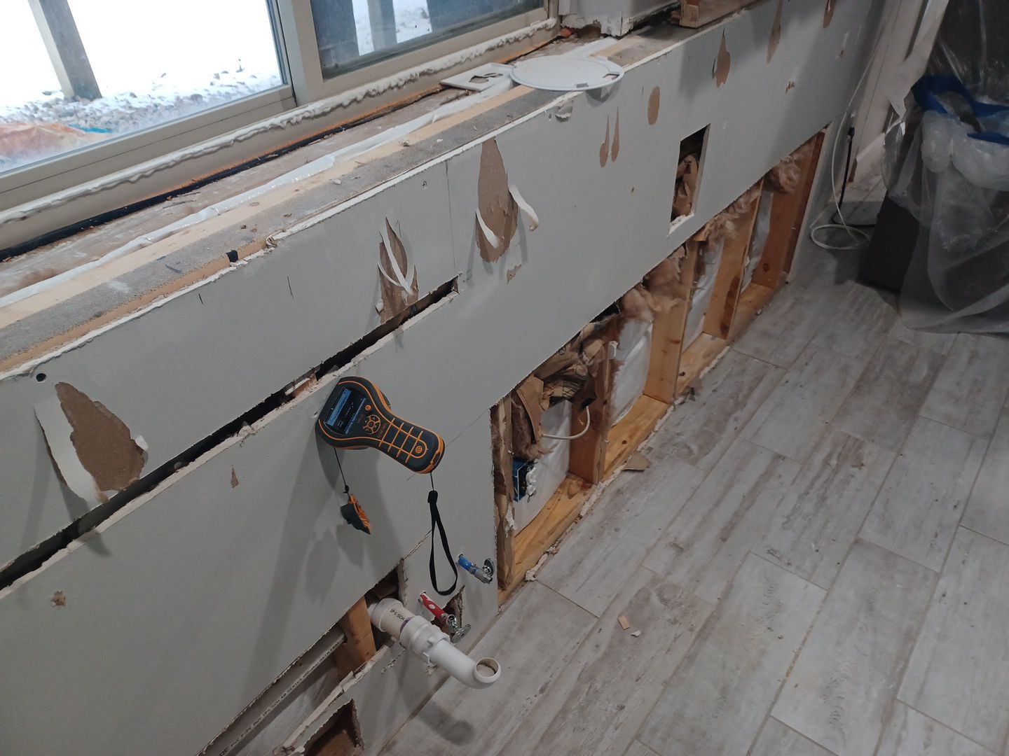 Project in West Bloomfield by EzDry Water Mitigation & Property Restoration