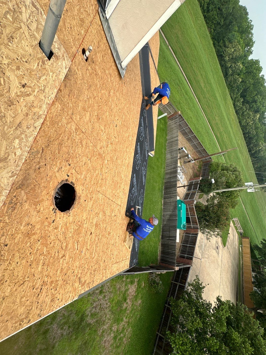 Residential Roofing Installation using Owen's Corning Duration (Lifetime) Shingles by Roof Repair Company
