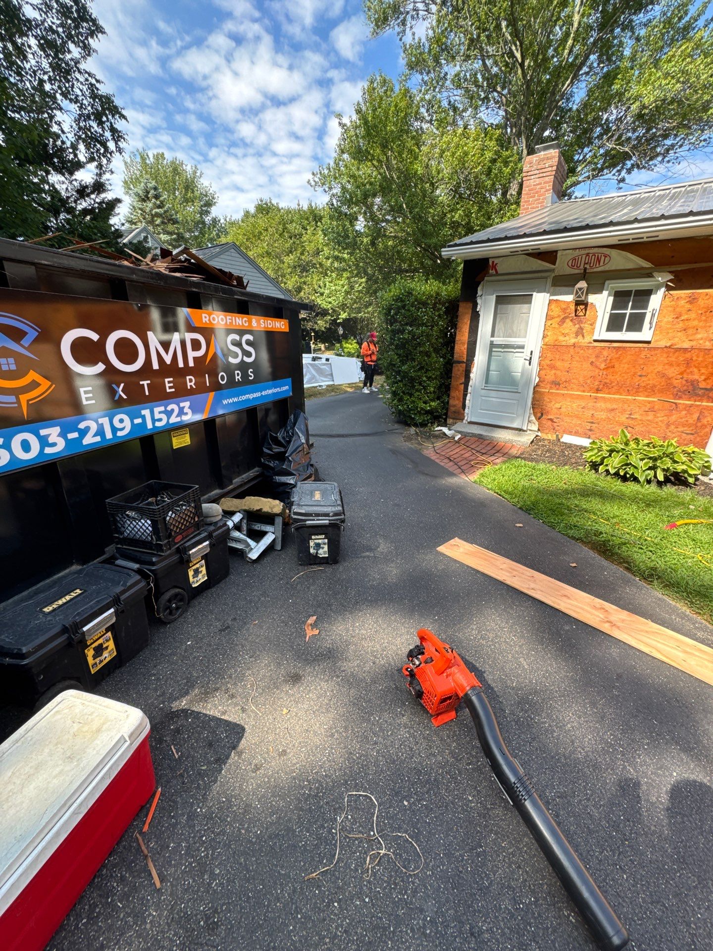 Vinyl Siding Replacement & Extensive Rot Repair in North Hampton, NH by Compass exteriors
