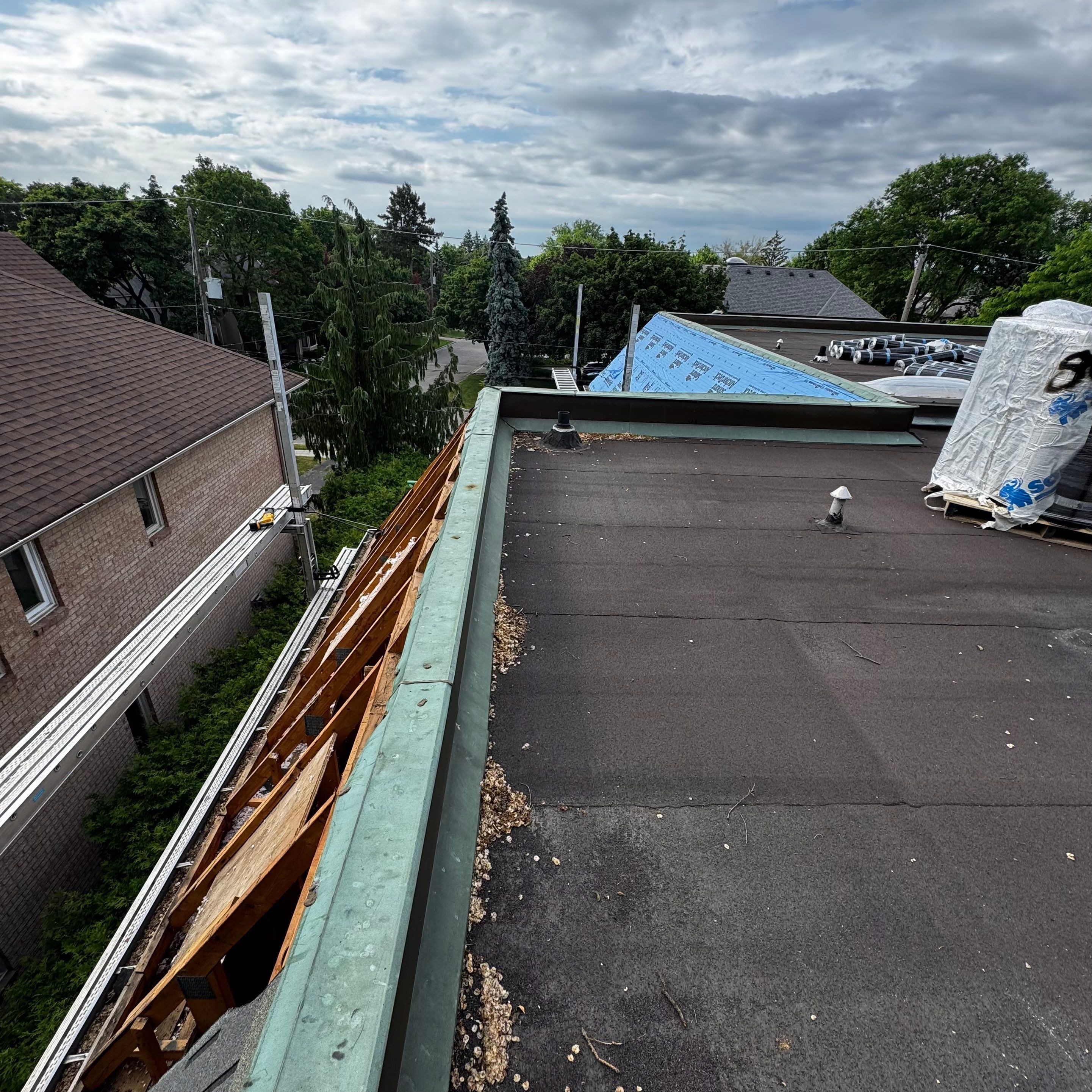 Residential Roofing Installation using Vicwest True Natuer. Metal Shingle by Jay Carter Roofing & Sheet Metal