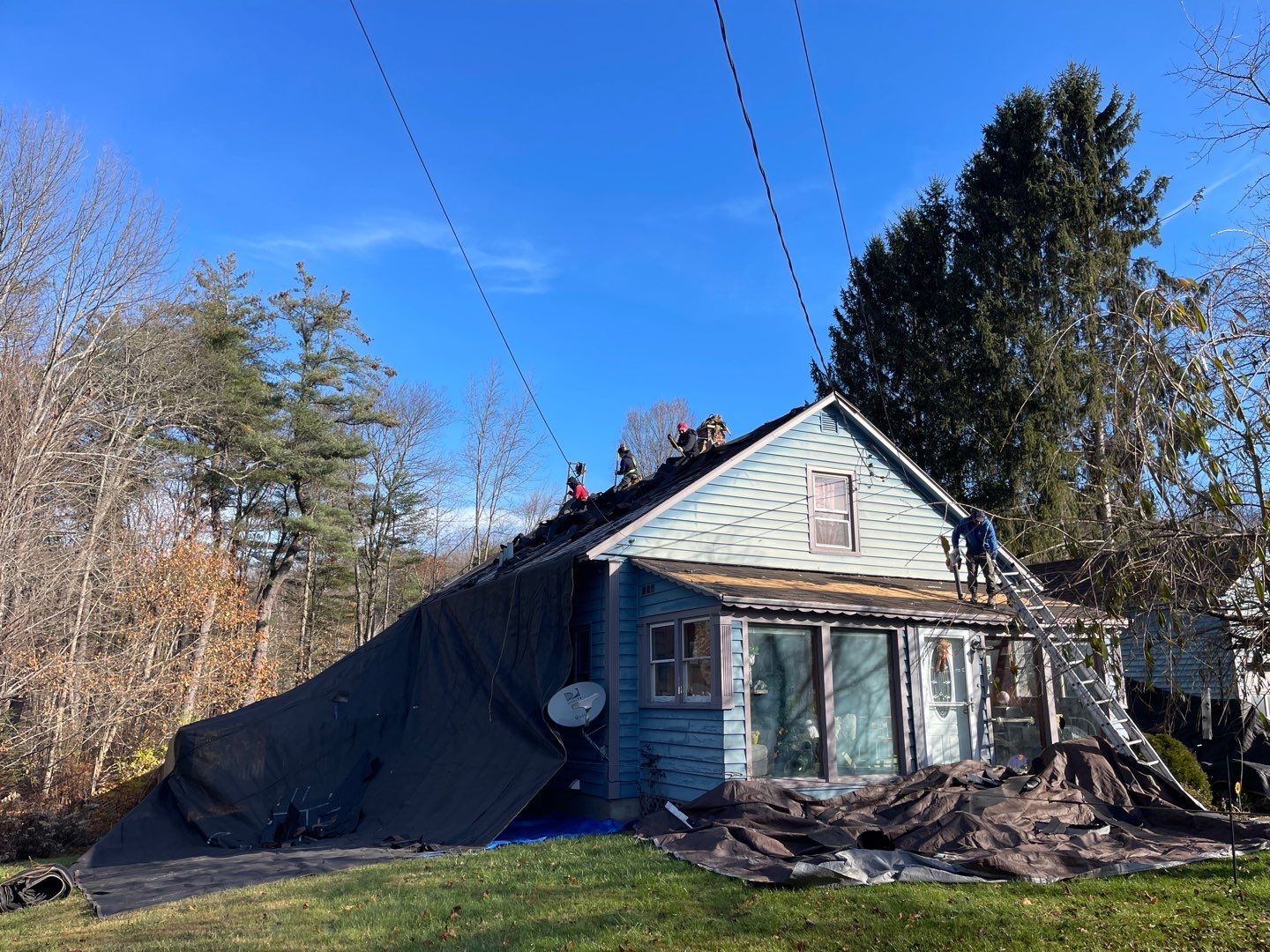 Residential Roofing Installation using GAF Timberline HDZ by Sensible Home Solutions