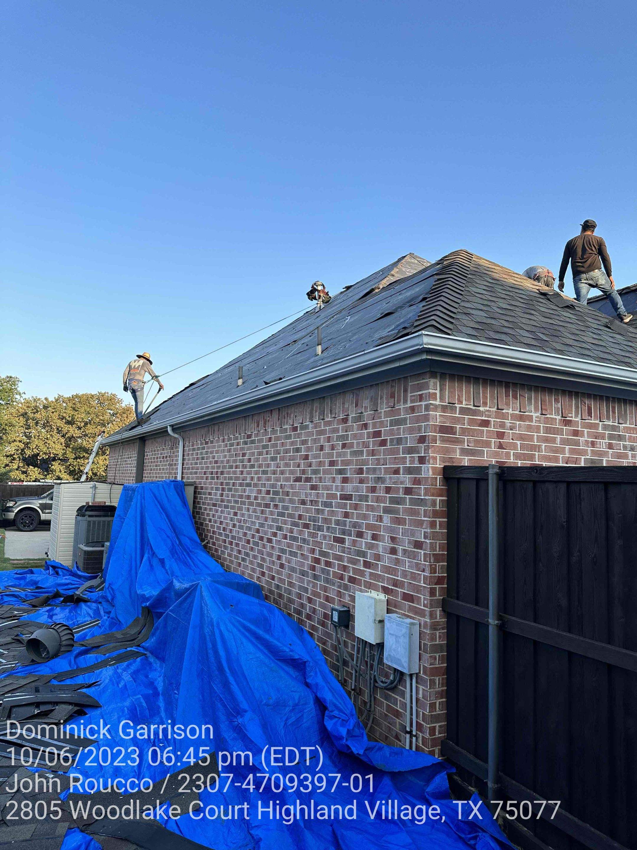 Project in Highland Village by Zeus Exteriors