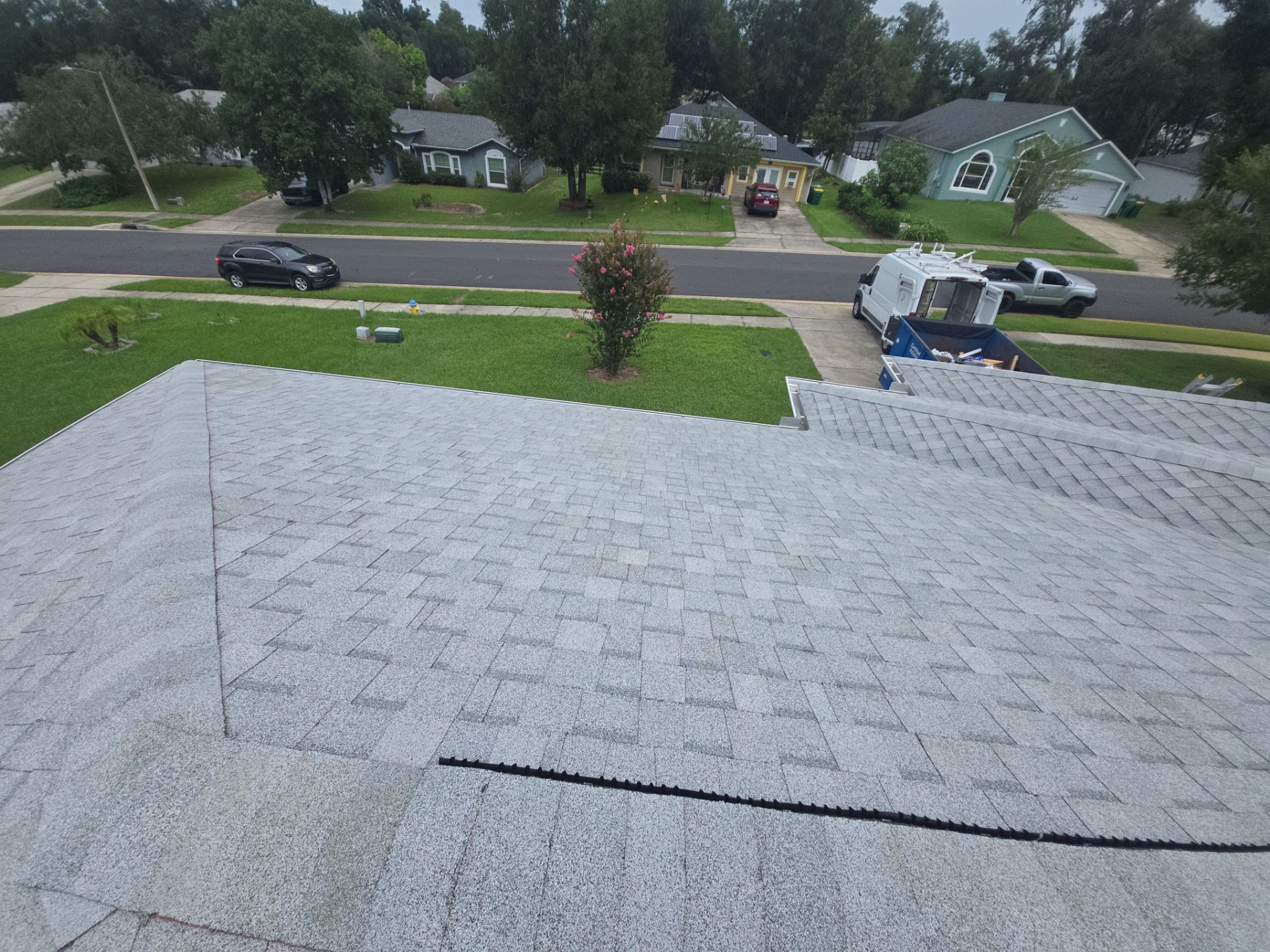 Atlas Pinnacle Pristine Oyster Shell Roof Installation in DeLand by Pinnacle Roofing Group