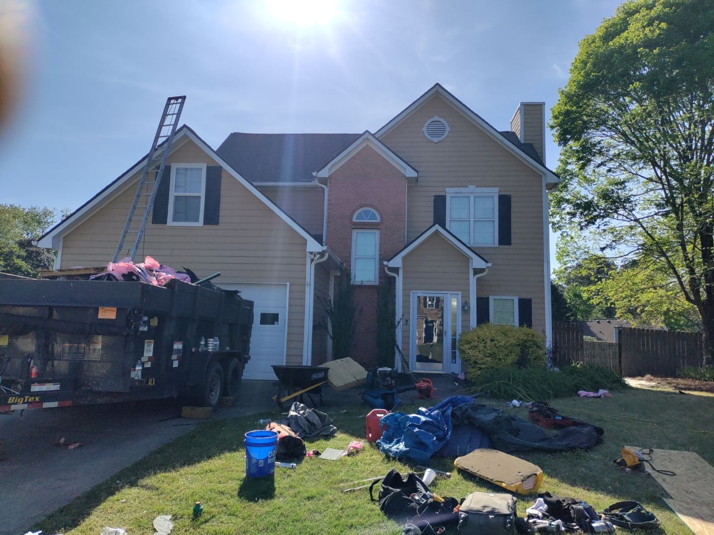 Residential Roof Replacement using Owens Corning TreDef Duration Williamsburg Grey by Inspector Roofing and Restoration