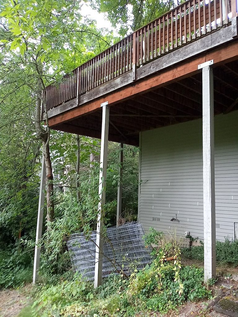 Deck Restoration using Armstrong-Clark Semi-Transparent Cedar 97229 by Paul Schopp