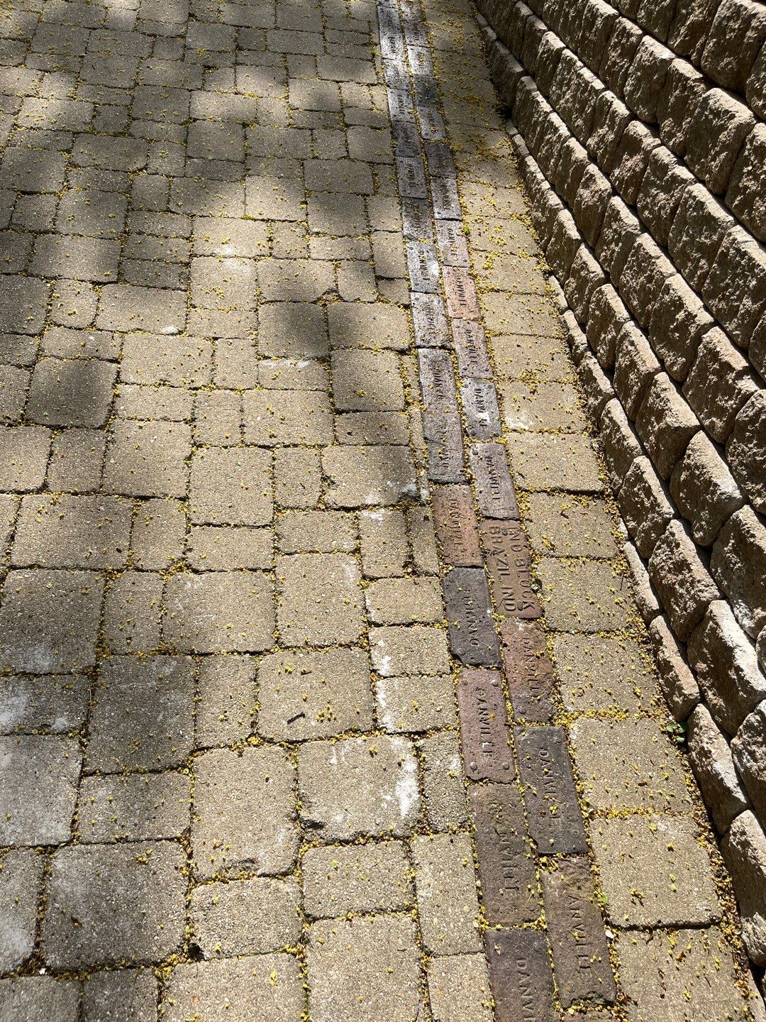 Glencoe, IL brick paver cleaning and stone cleaning by Northern Power Washing LLC.