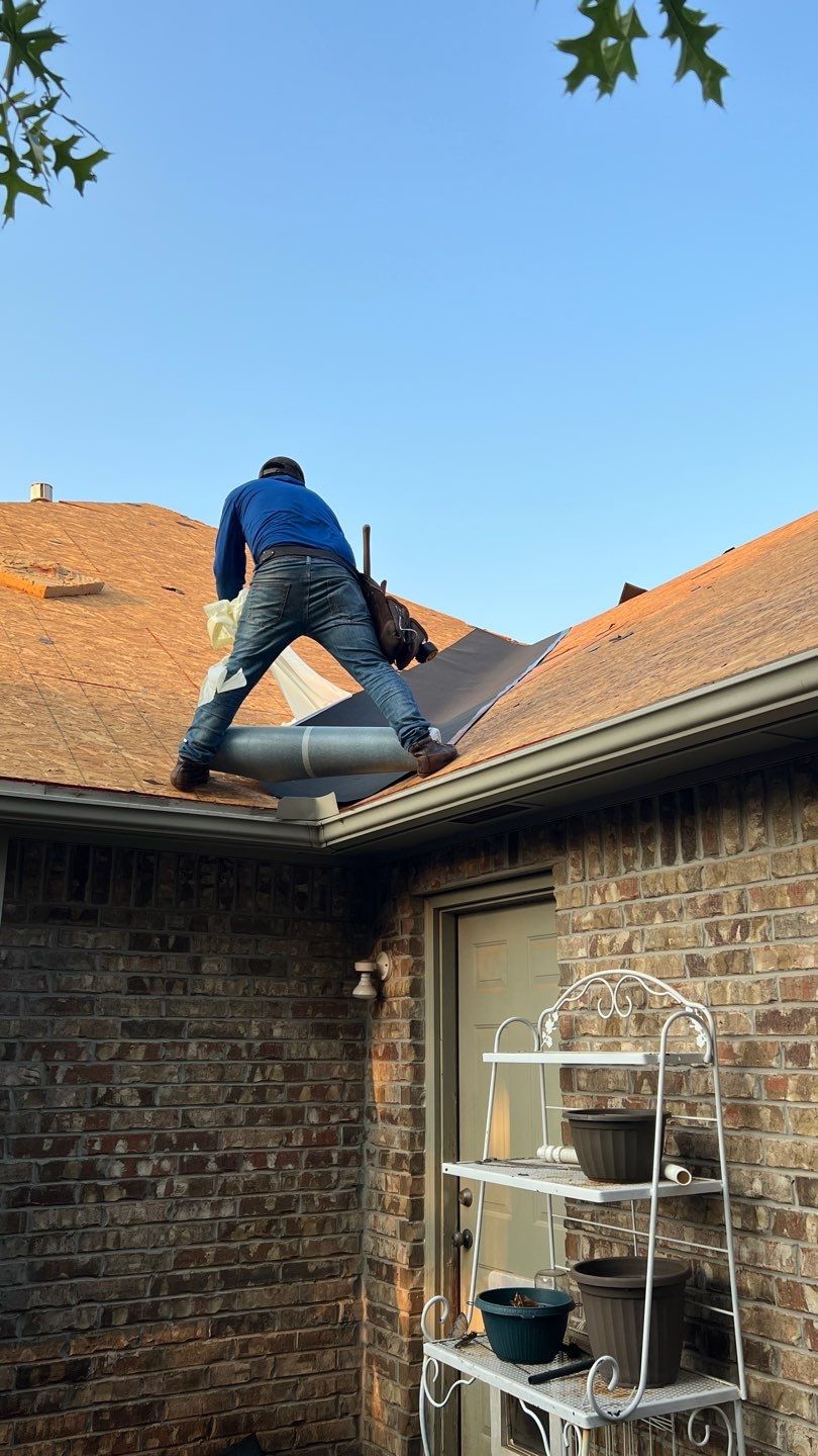 Residential Roofing Installation using GAF Natural Shadow  by A & H Roofing and Contracting