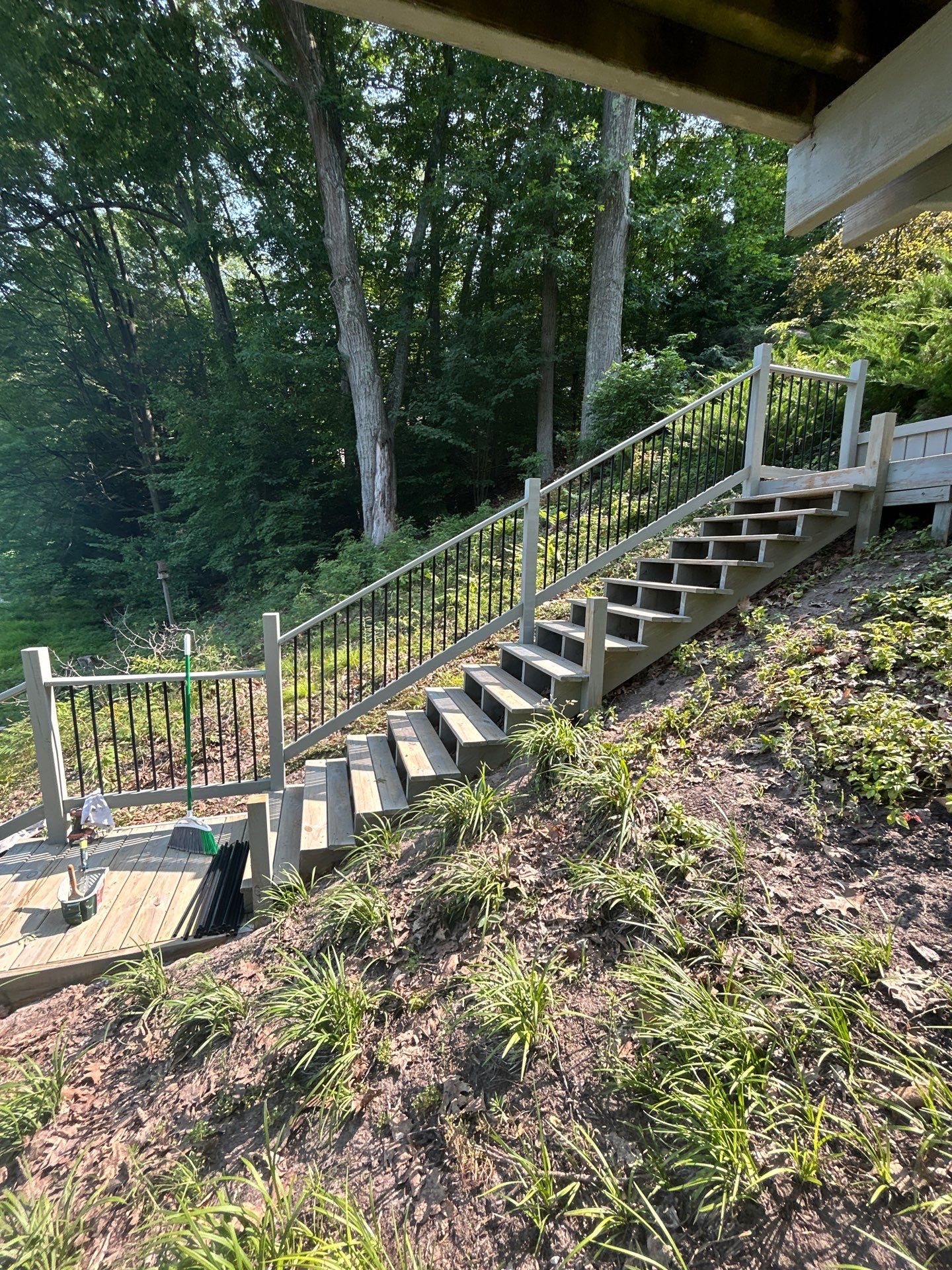 Exterior Deck using solid stain by Gordon Painting