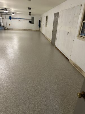 Garage Floor Coating using Palomino