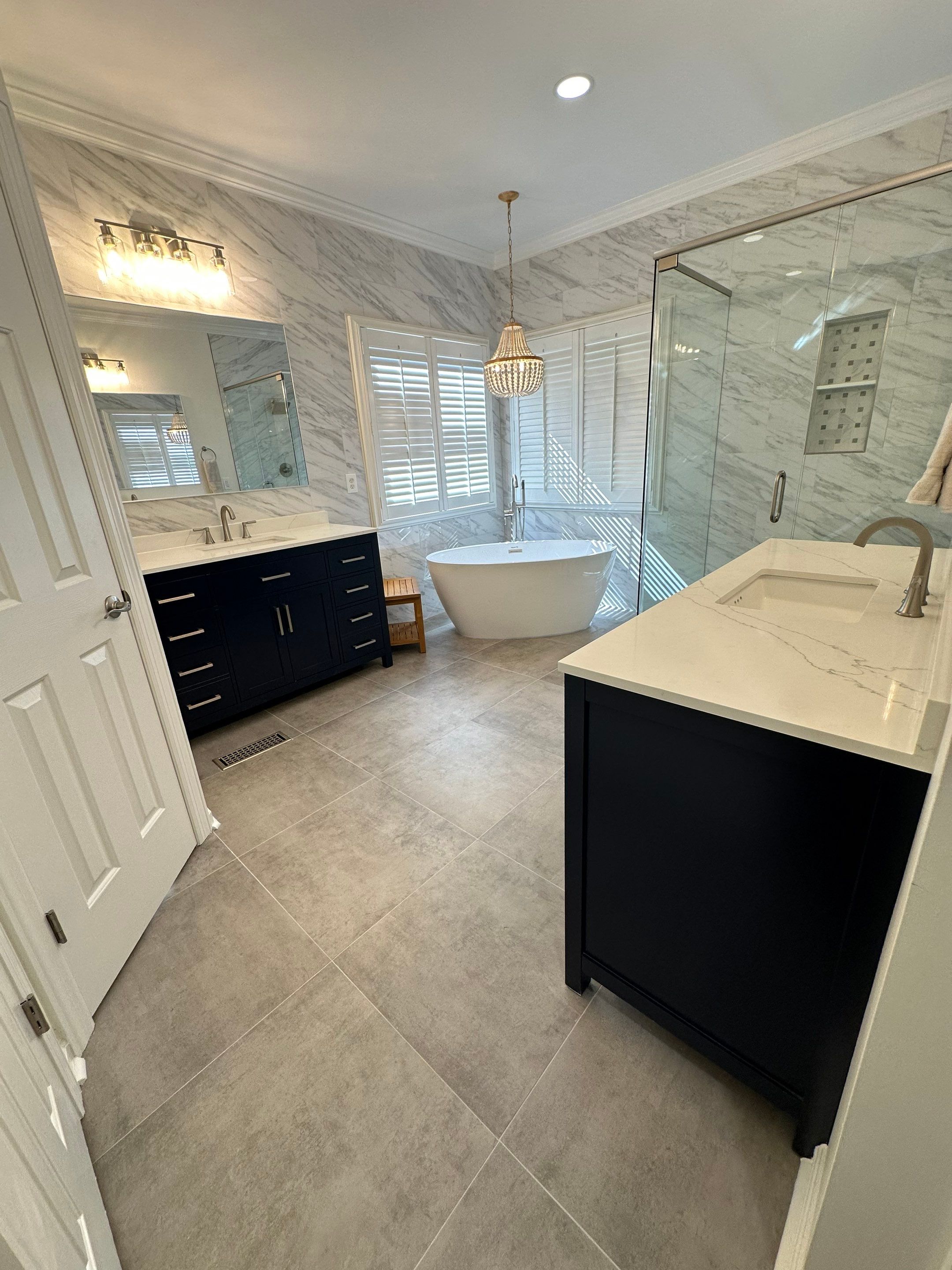 Bathroom Remodel in Brentwood by Music City Improvements