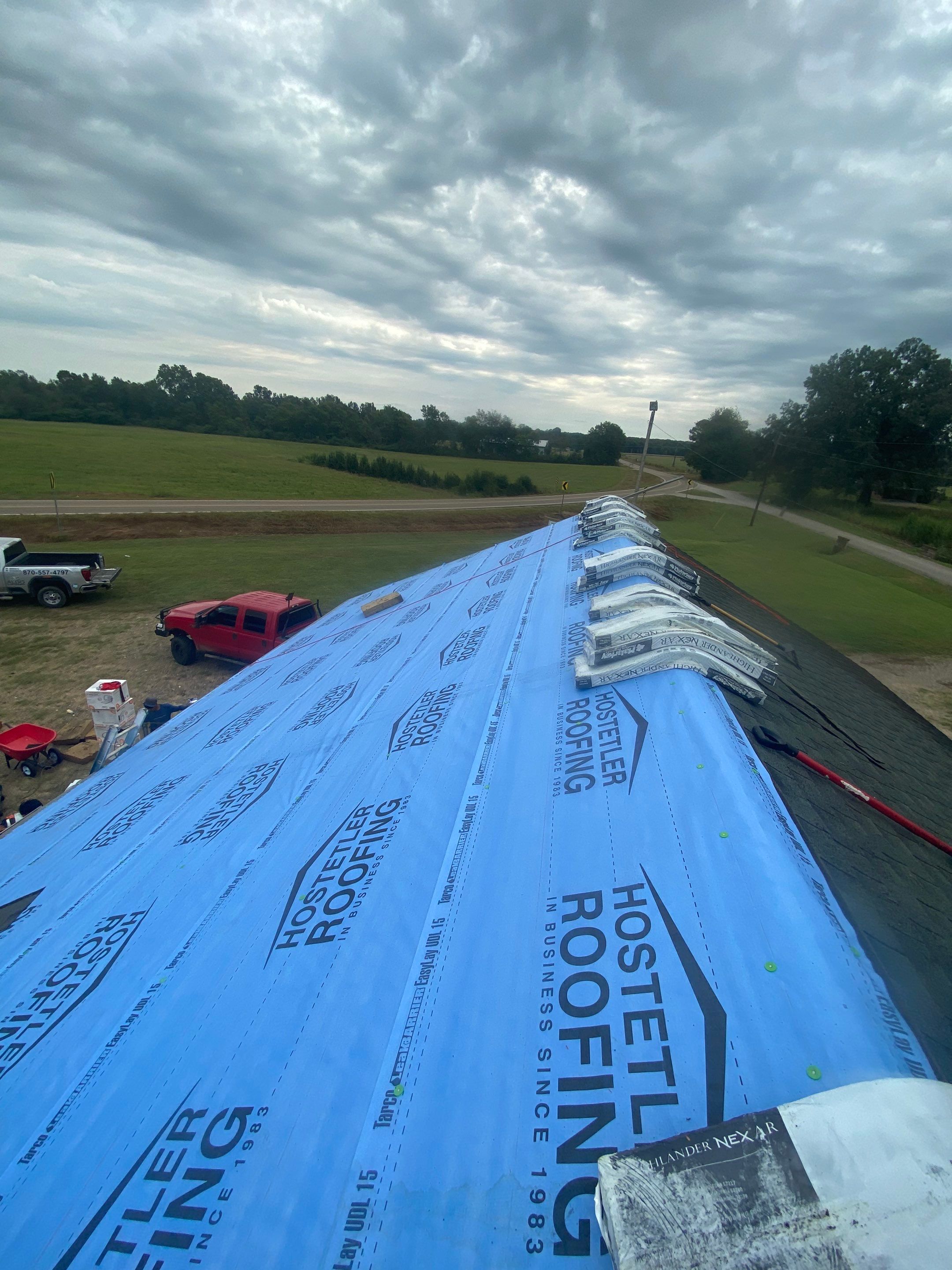 Residential Shingle Reroof using Malarkey Vista by Hostetler Roofing